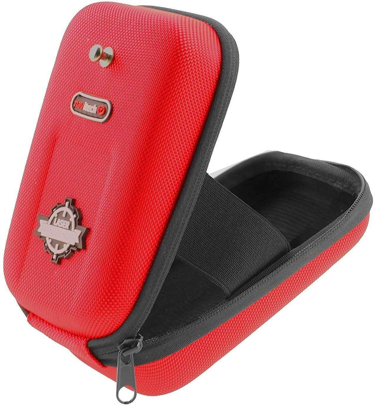 Navitech Red EVA Hard Case/Rangefinder Cover Compatible with Shot Scope PRO L2 Rangefinder 3