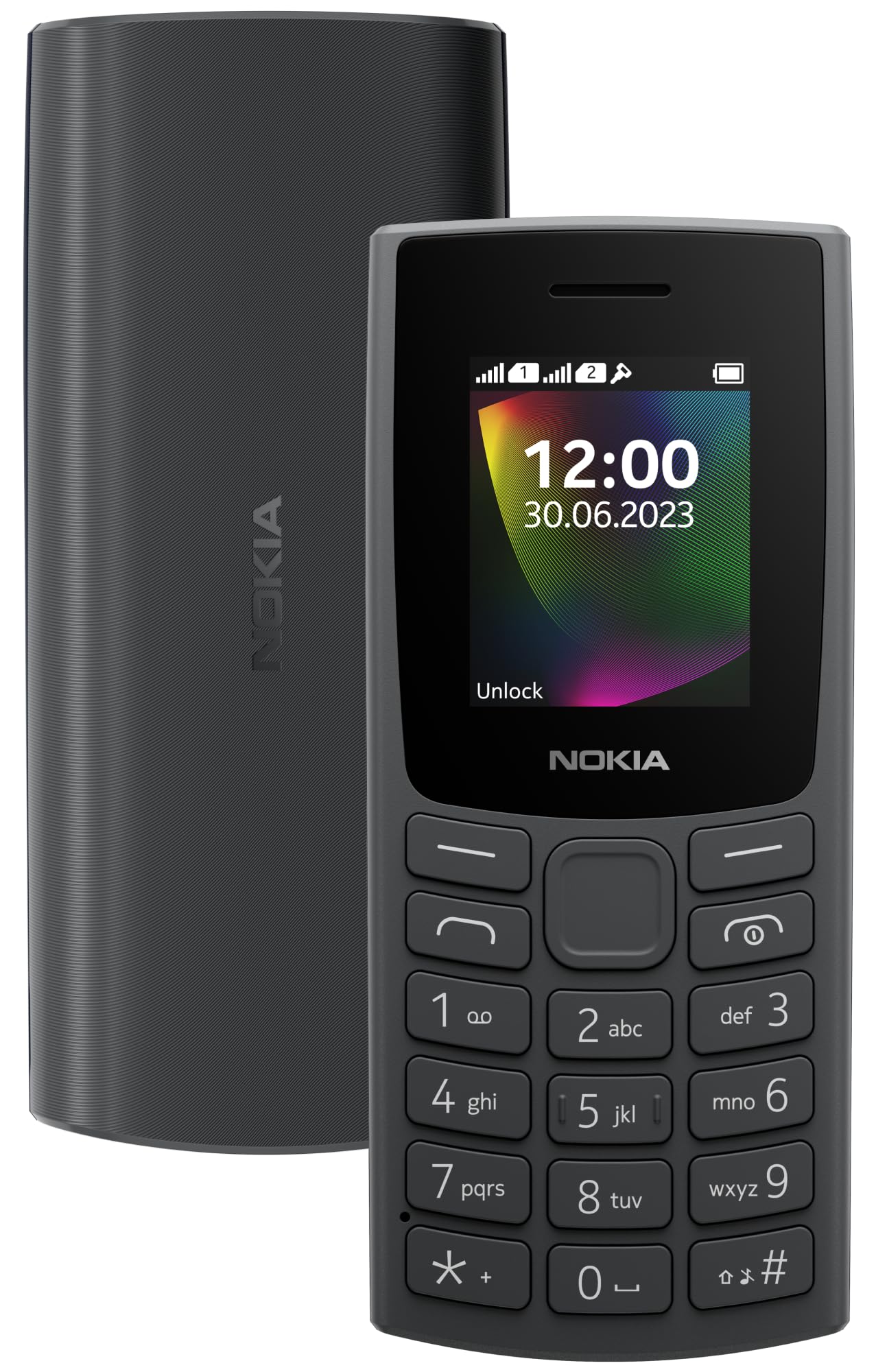 Nokia 106 Single Sim, Keypad Phone with Built-in UPI Payments App, Long-Lasting Battery, Wireless FM Radio & MP3 Player, and MicroSD Card Slot | Charcoal 5