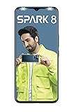 Tecno Spark 8 (Atlantic Blue, 4GB, 64GB Storage) + A2 SE 4