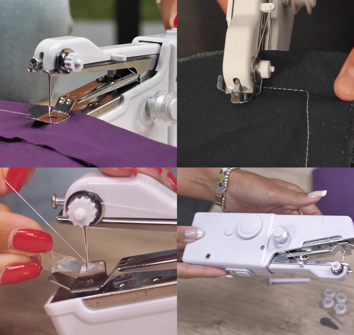 PANCA Handy Stitch Mini Hand Sewing Machine | Stapler-Style Portable Silai Machine for Home Tailoring, Quick Repairs & Emergency Stitching | Lightweight Handheld Sewing Tool (1 Piece) 6