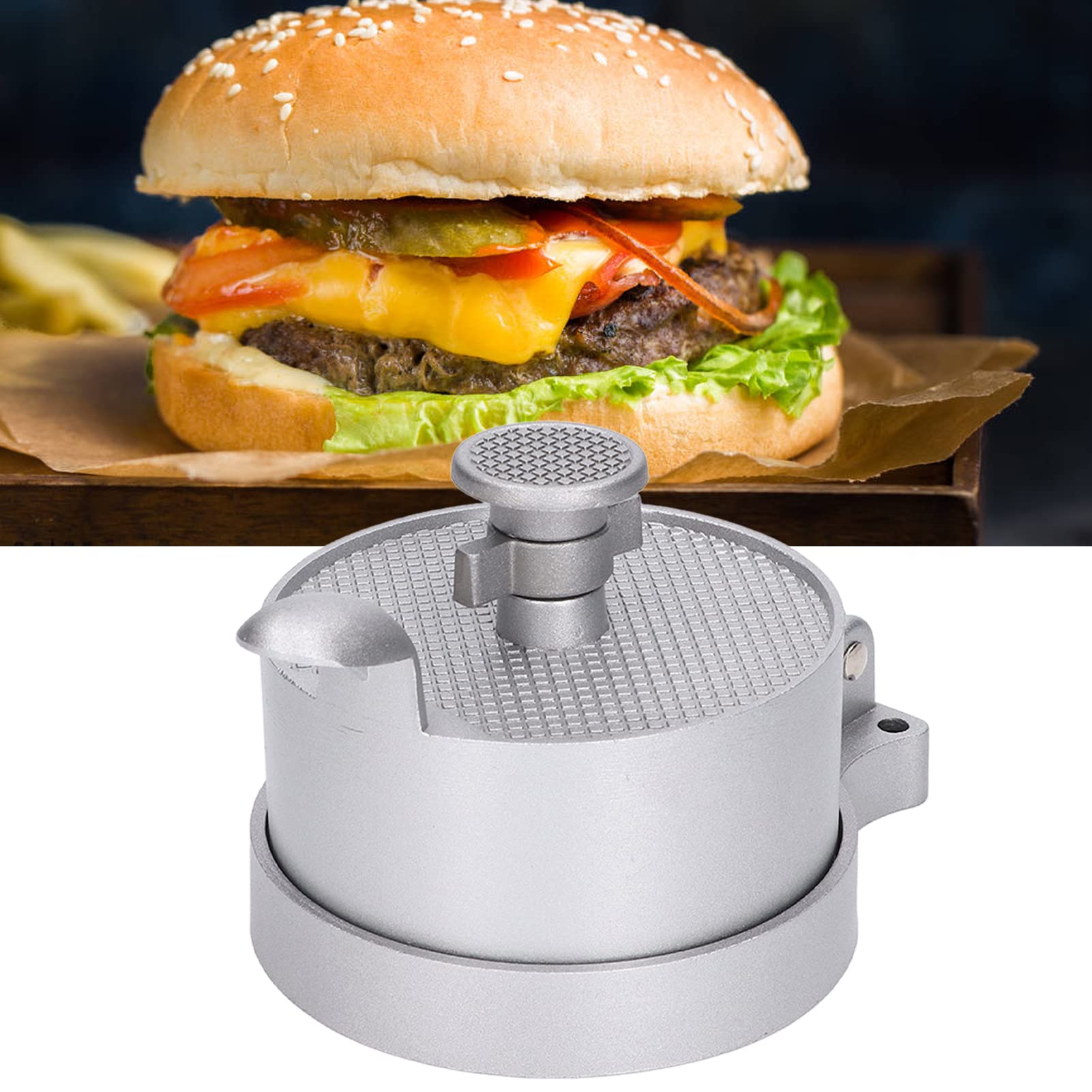 Burger Patty Maker, Safe Reliable Burger Maker for Restaurant for Canteen for Home 3