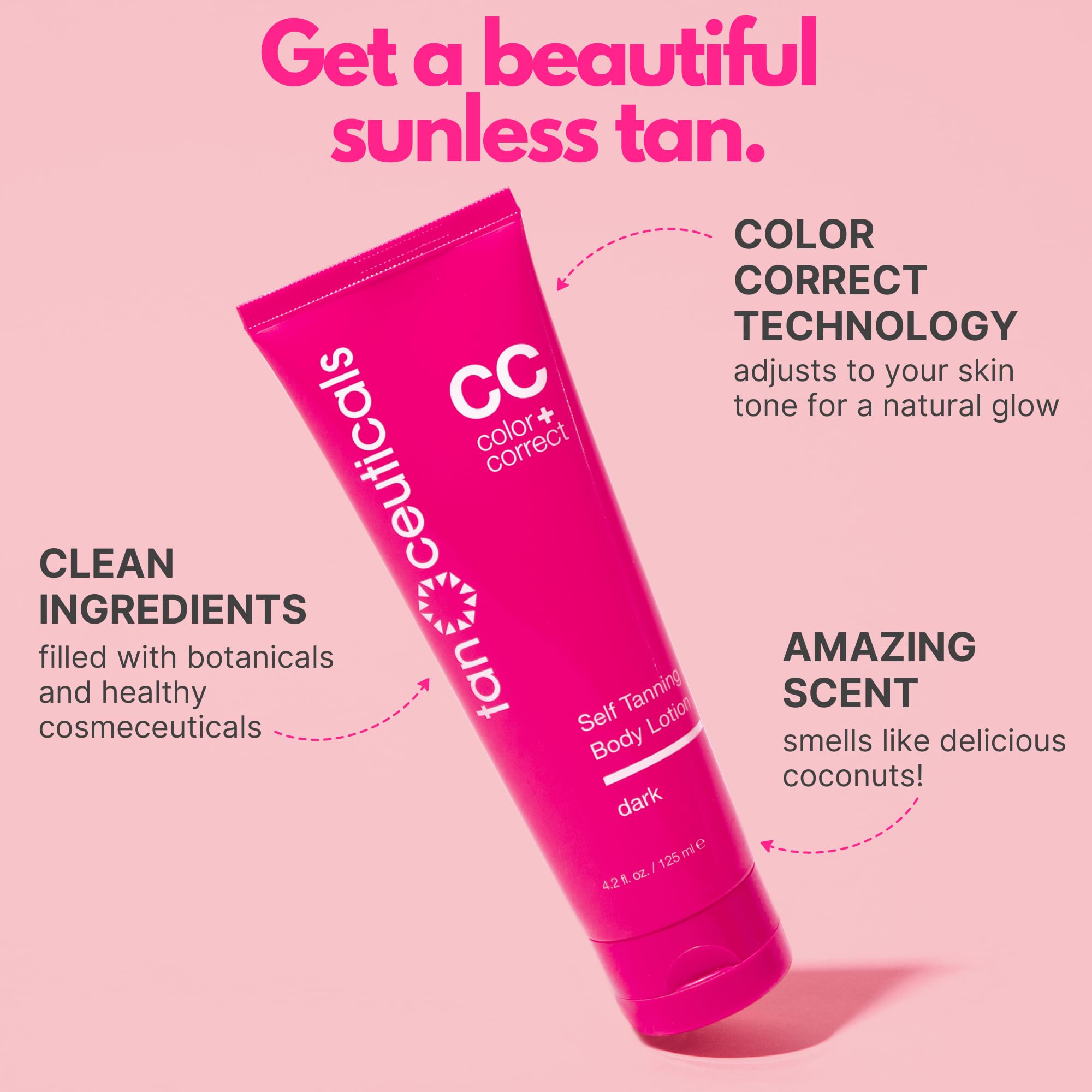 Tanceuticals Body + Face Self Tanning Kit Bundle, Dark Shade 5