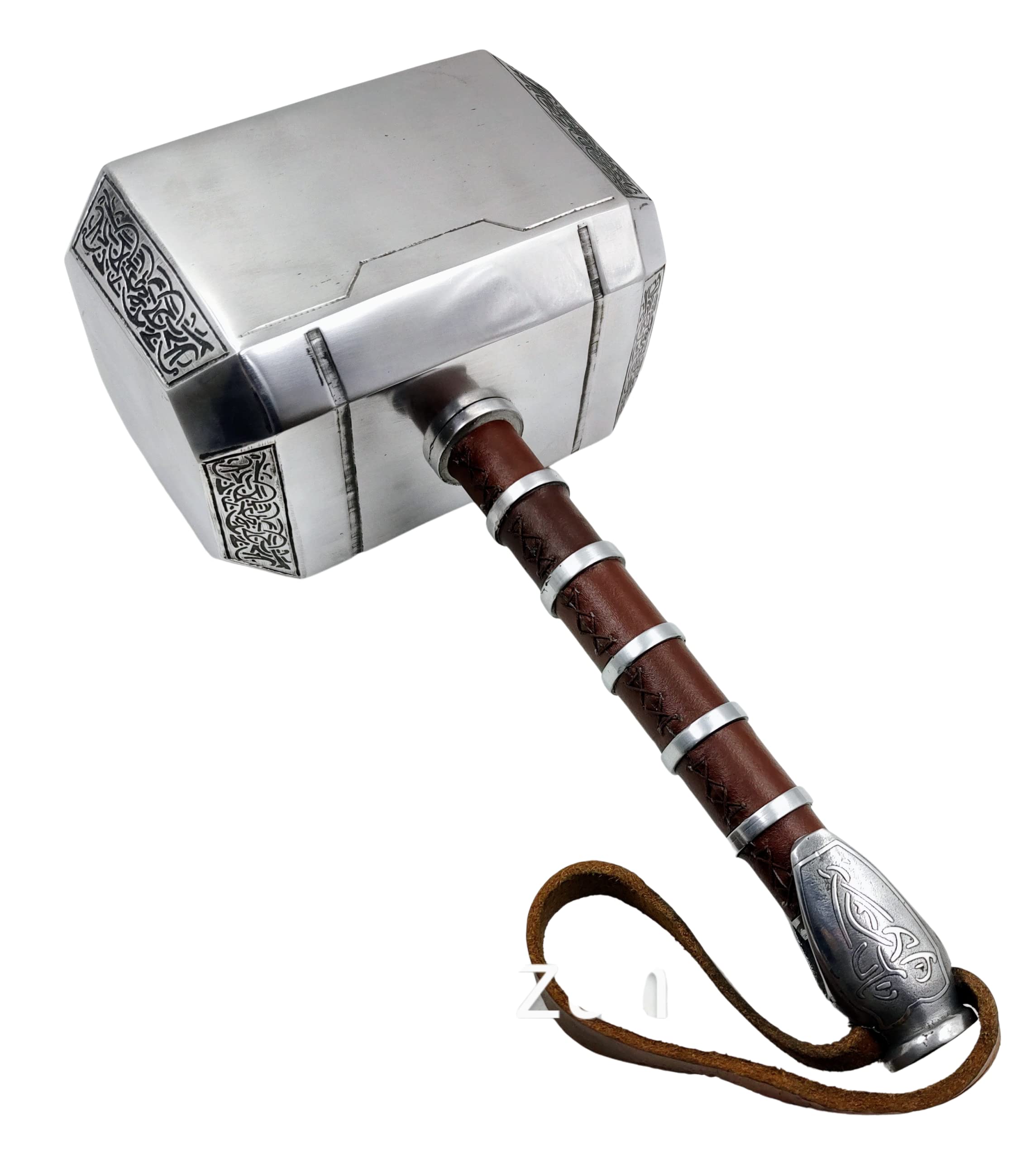 Thor Hammer Metal MCU Thor Mjolnir Cosplay 1/1 Scale Movie Prop Replica The Avengers Weapon, Production Process. Silver 1
