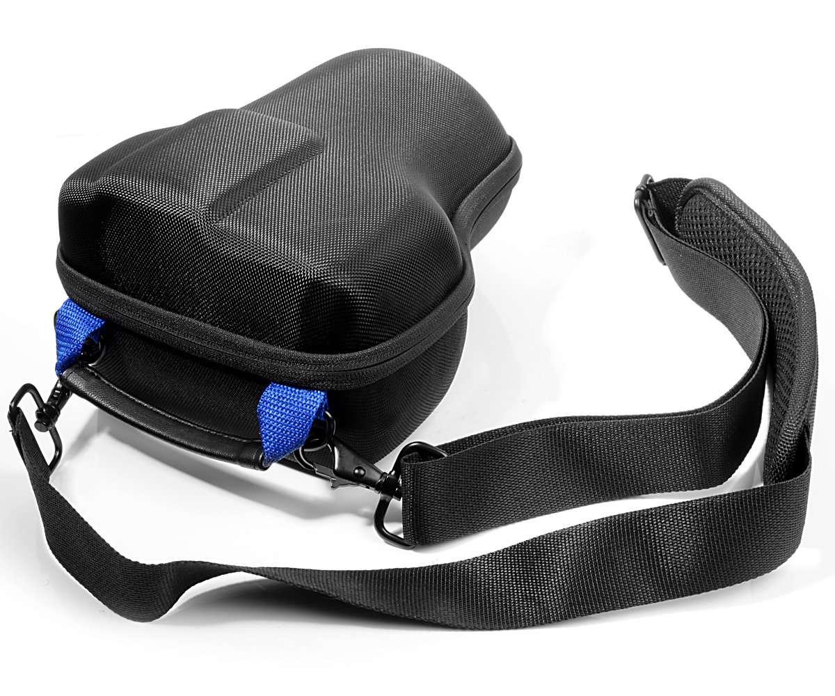 Alltravel DSLR Case for Canon EOS Rebel T7, T7i, T6, T8i, SL3, 2000D, 4000D, 90D, M50 Mark II, 5D, 6D; Nikon D5600, D3500, D7500; Panasonic Lumix FZ300, FZ1000 (Black) 3