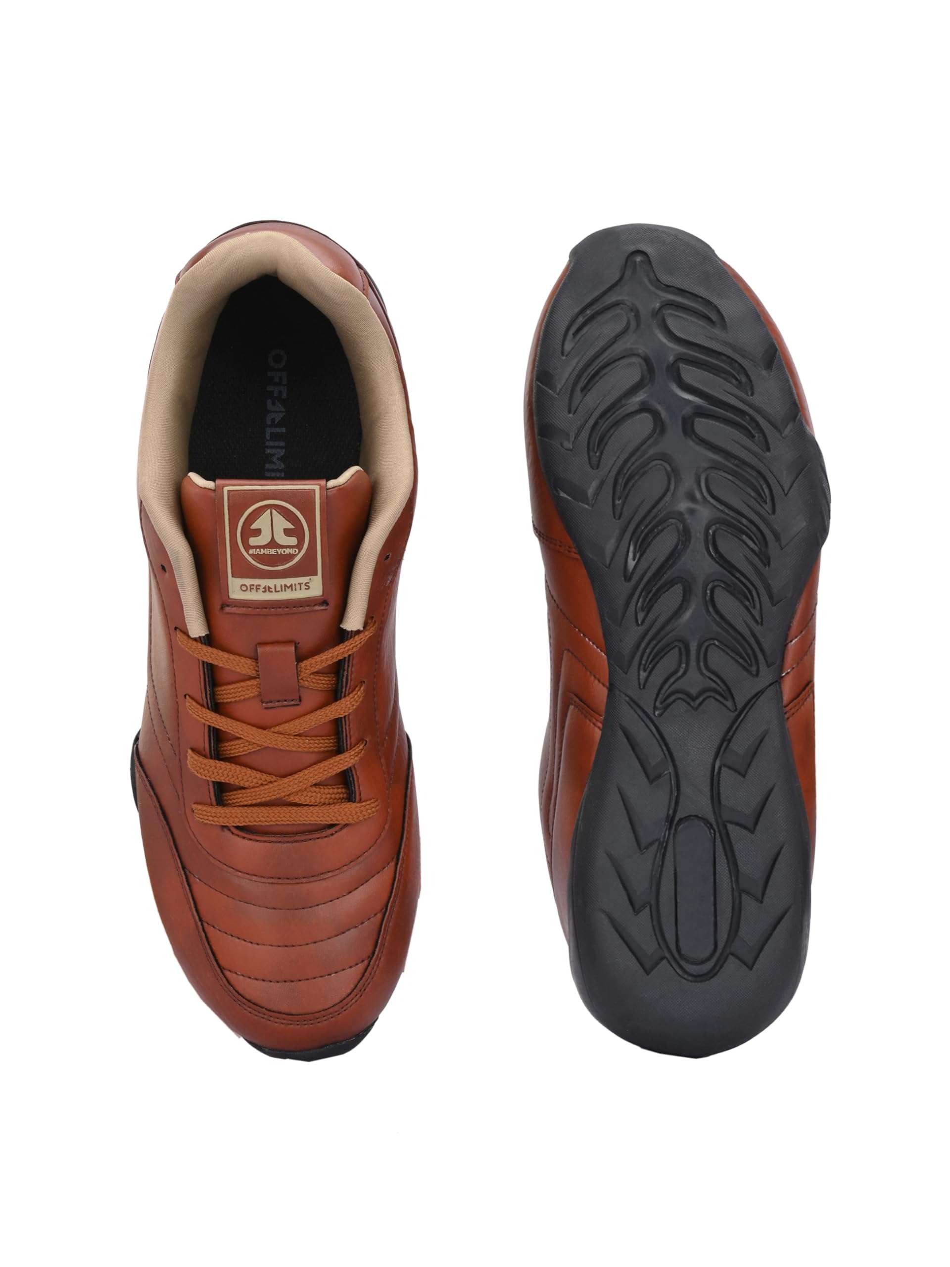 OFF LIMITS Men Speed CAT, Casual Shoes, Crazy Horse/TAN, UK 11 6