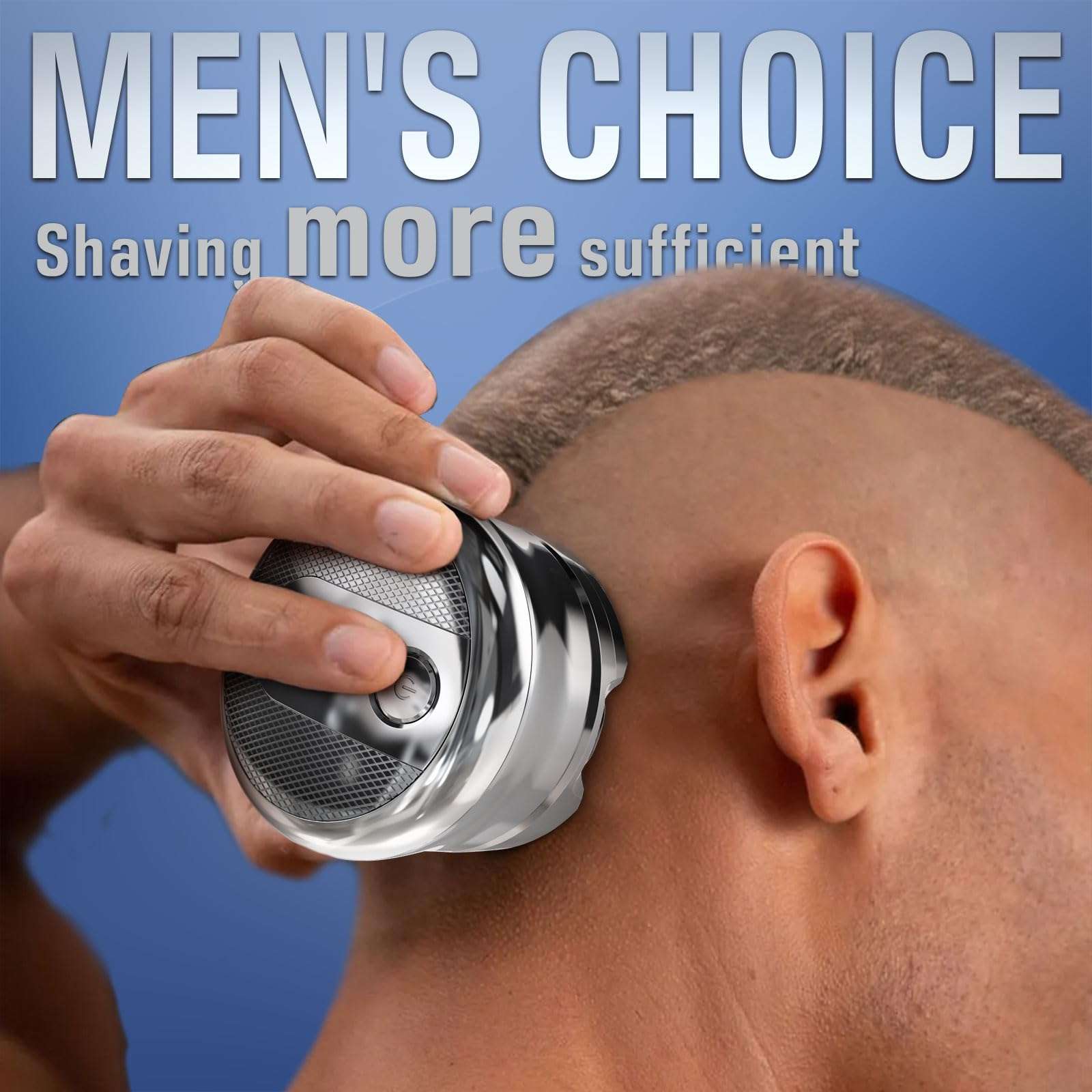 Electric Head Shavers for Bald Men - Waterproof Cordless Bald Razor Wet/Dry Shaving Rechargeable Head & Face Shaver Precision Head Trimmer for Home & Daily Shower 5