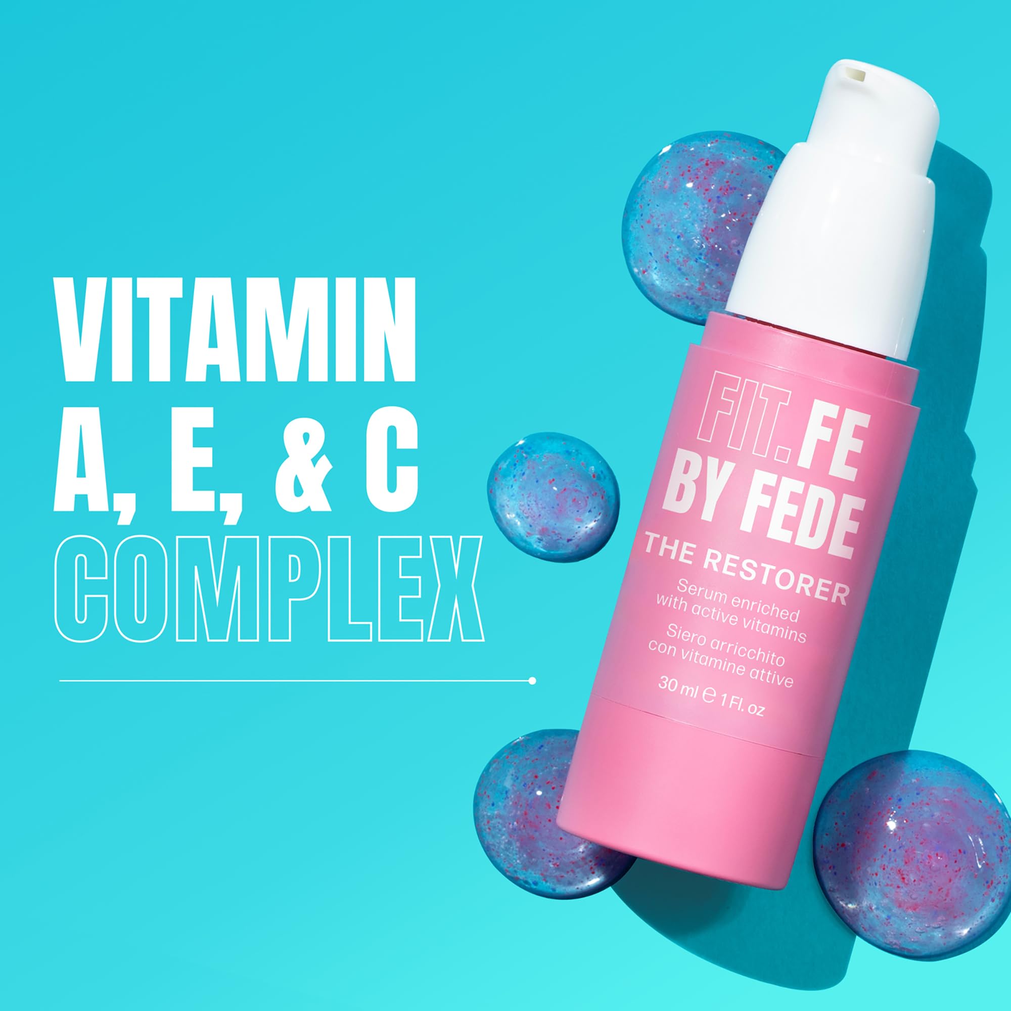 FIT.FE BY FEDE The Restorer Vitamin-Rich Facial Serum - Skin Care with Vitamin C Serum for Face - Vegan Facial Skin Care Products - 1 oz 4