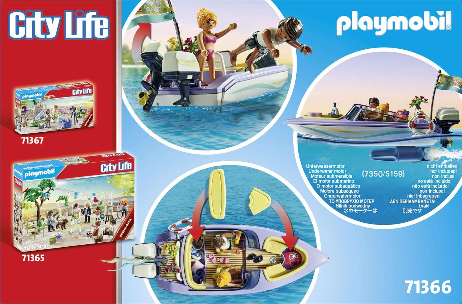 Playmobil Honeymoon Speedboat Trip 6