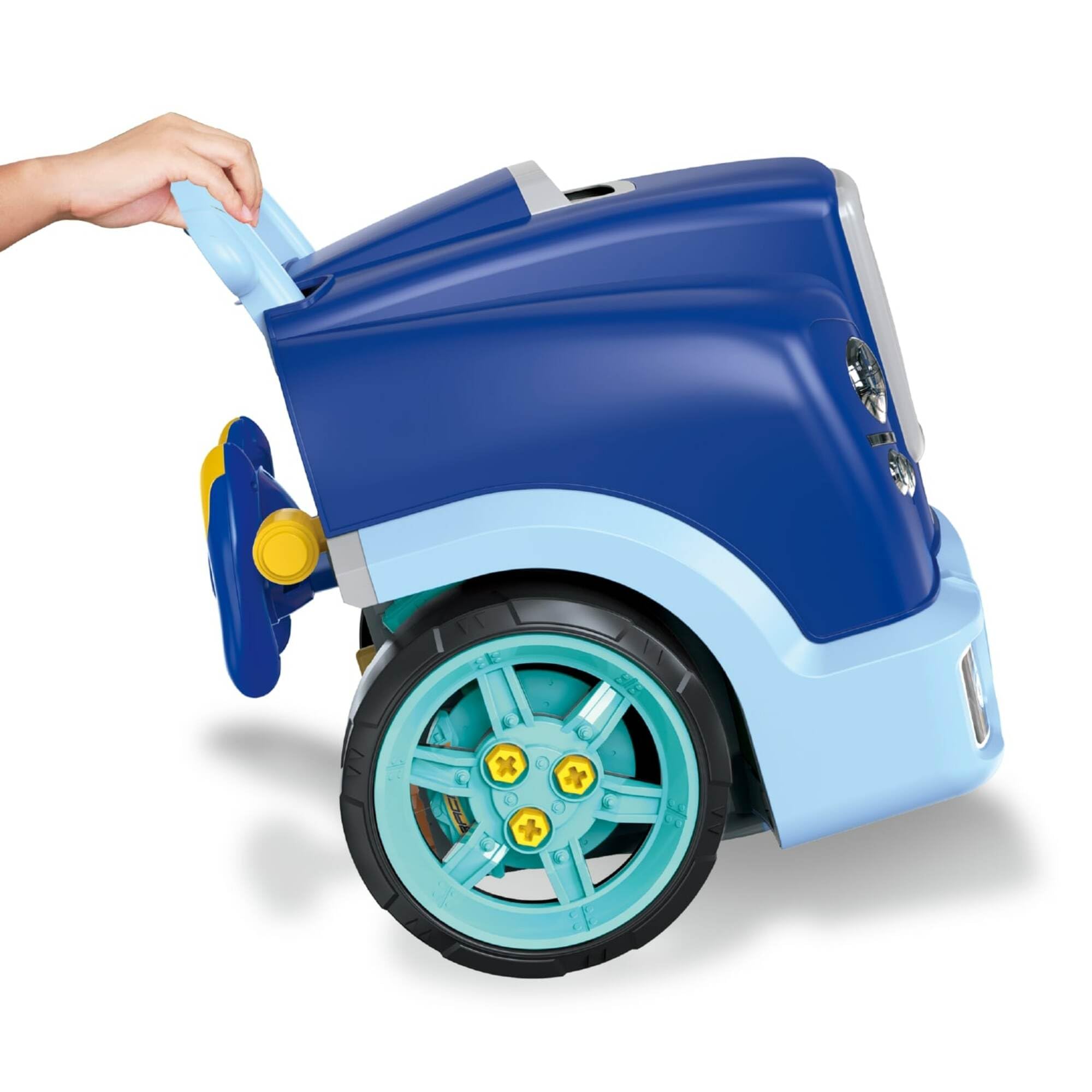 The Bubble Factory: Motor Car Engine Workshop - Blue - Take Apart & Rebuild Mechanical Toy, Battery-Powered, Lights & Sound Effects, Kids Ages 3+ 6