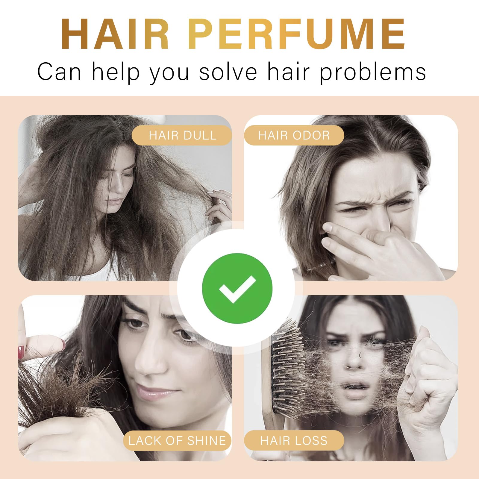 Hair Perfume, Pheromone Hair Perfume for Women, Hair Fragrance Odors Remove and Nourishing Hair, Premium and Long-lasting Scent, 1.75 Fl. Oz 4