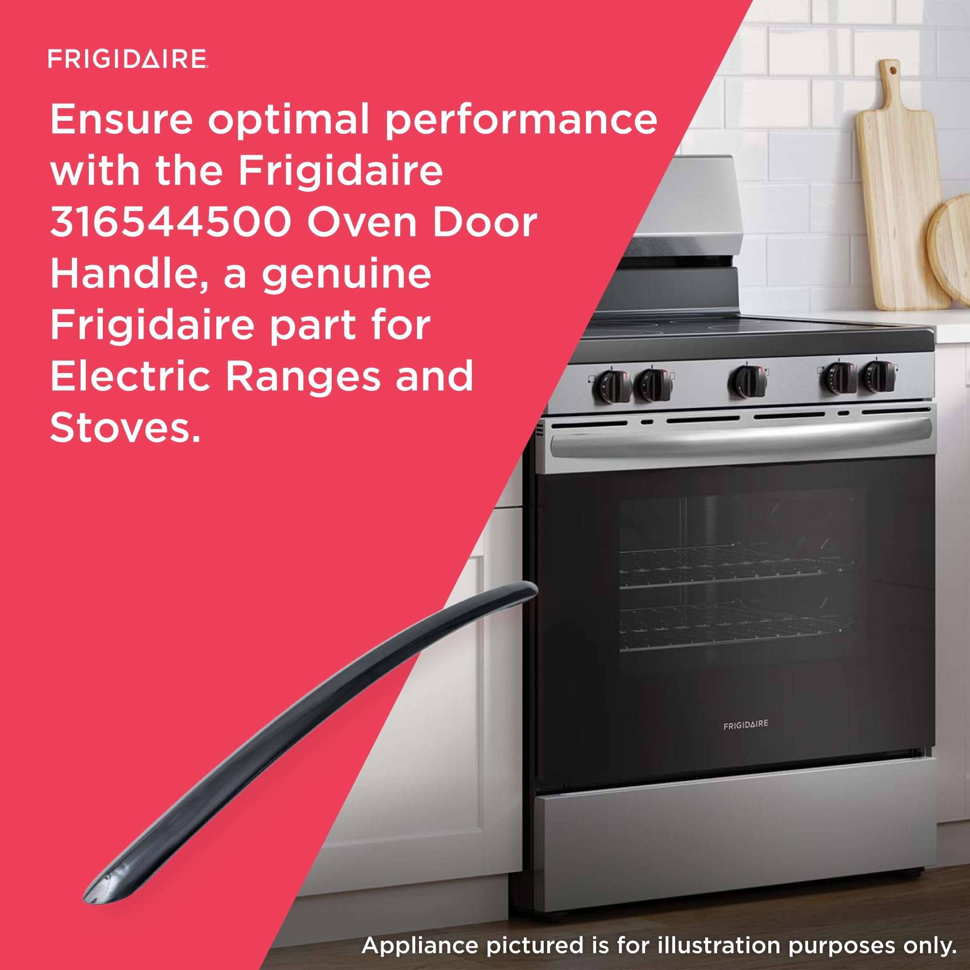Frigidaire 316544500 Oven Door Handle, Unit 3