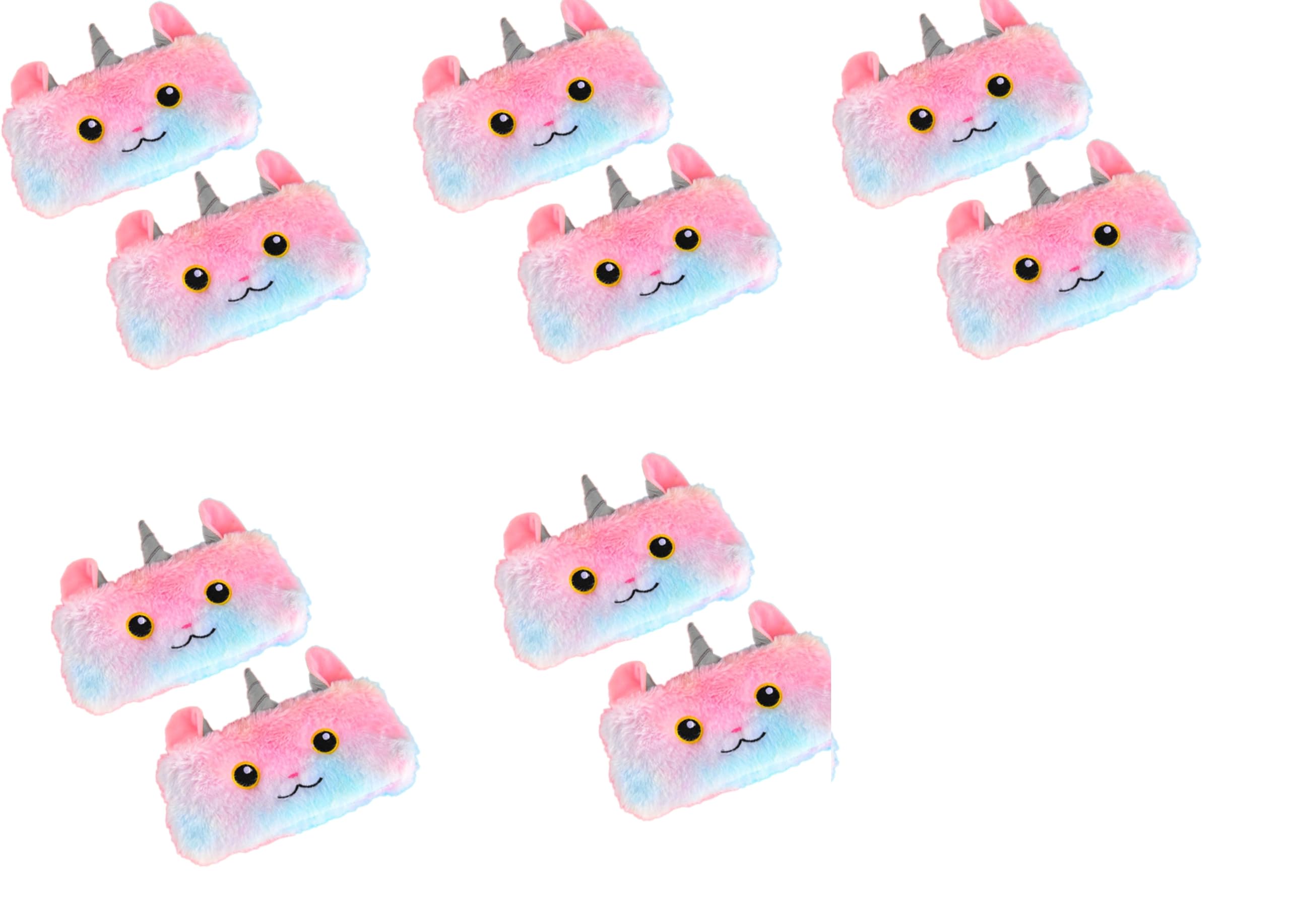 Birthday Party Return Gift Ideas Bulk Unicorn Fur Pencil Pouch for Girls, Unicorn Pencil Case Cradle cermony Baby Naming Set of 10 1