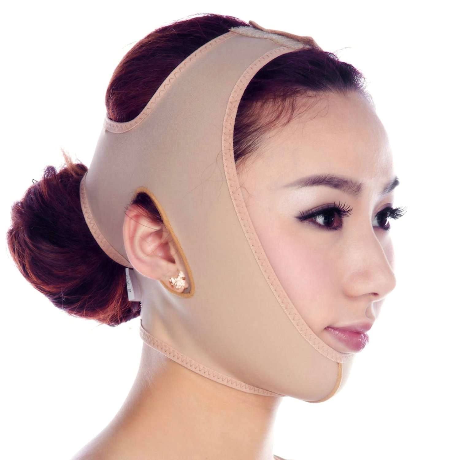 Vtrem Face Slimming Cheek Belt, V Line Facial Band, Chin Lift Up Anti Wrinkle Strap, V Face Line Slim Up Mask, Size L 6
