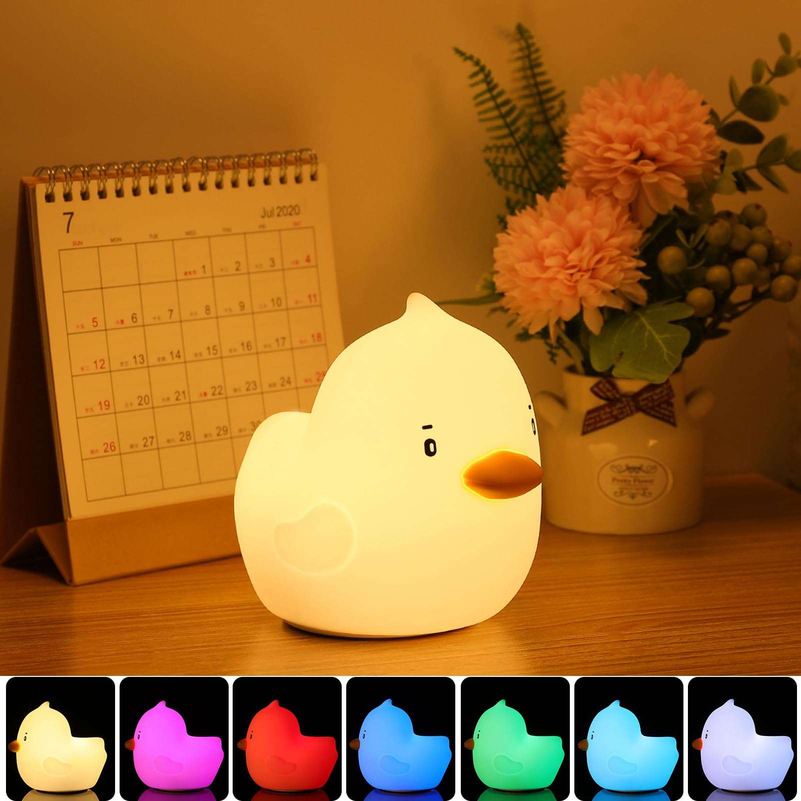 Tremdwoto Duck Night Light for Kids - Light up Duck, Birthday/Christmas Gift for Baby, Child, Toddler 1