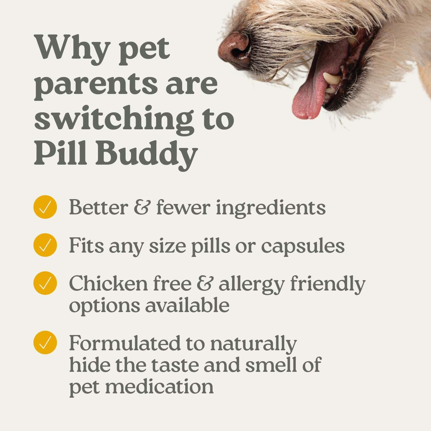 Presidio Pill Buddy Naturals - PB & Banana Recipe Pill Hiding Treats for Dogs - Make A Perfect Pill Concealing Pocket Or Pouch for Any Size Medication - 90 Servings 5