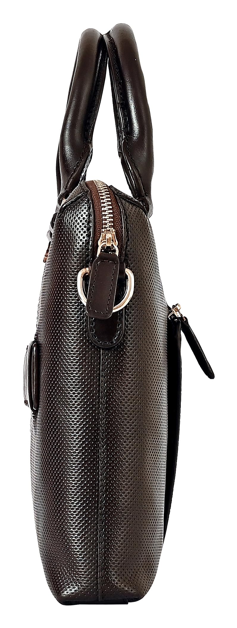 eske Indulf 13" Genuine Leather Laptop/Macbook Bag for Men, Women | Office Bag | Laptop Messenger Bag with Shoulder Strap | Spacious Compartment | Water Resistant 5