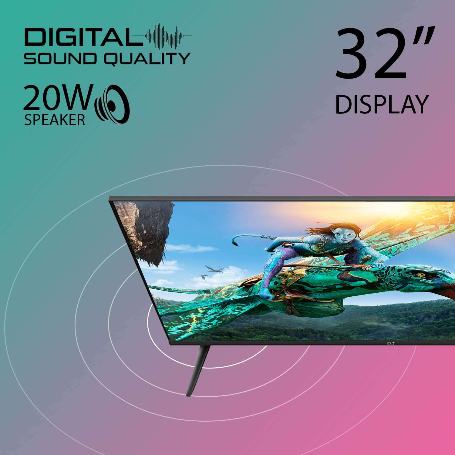 IBELL Trident 325N LED TV, 32 inches / 82 cm, HD Ready, Digital Sound, Wide Screen Display (Black) 4