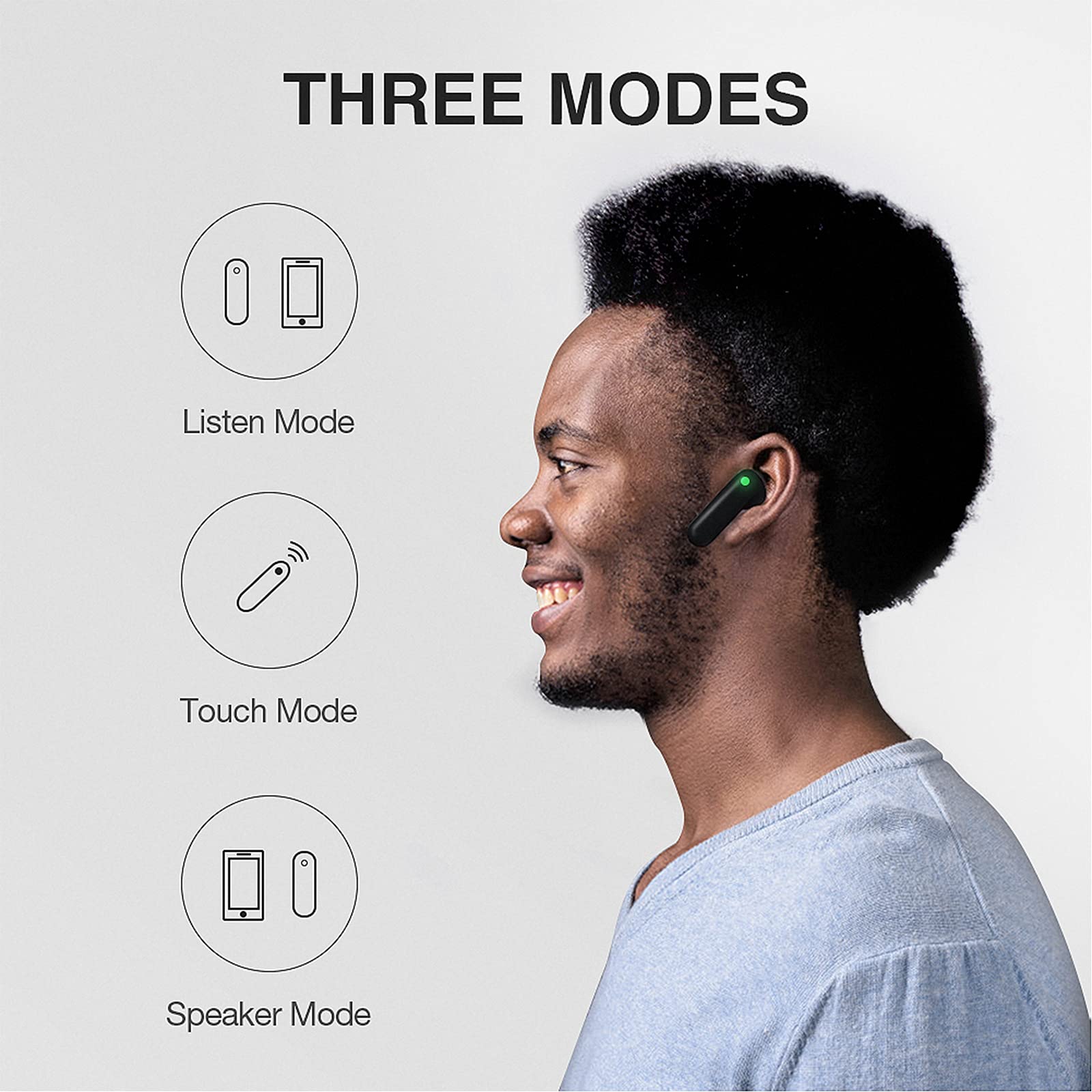 Timekettle M2 Language Translator Earbuds - Supports 40 Languages & 93 Accent Online, Instant Voice Language Translator with Bluetooth & APP, True Wireless Earbuds for Music and Call Fit iOS & Android 5