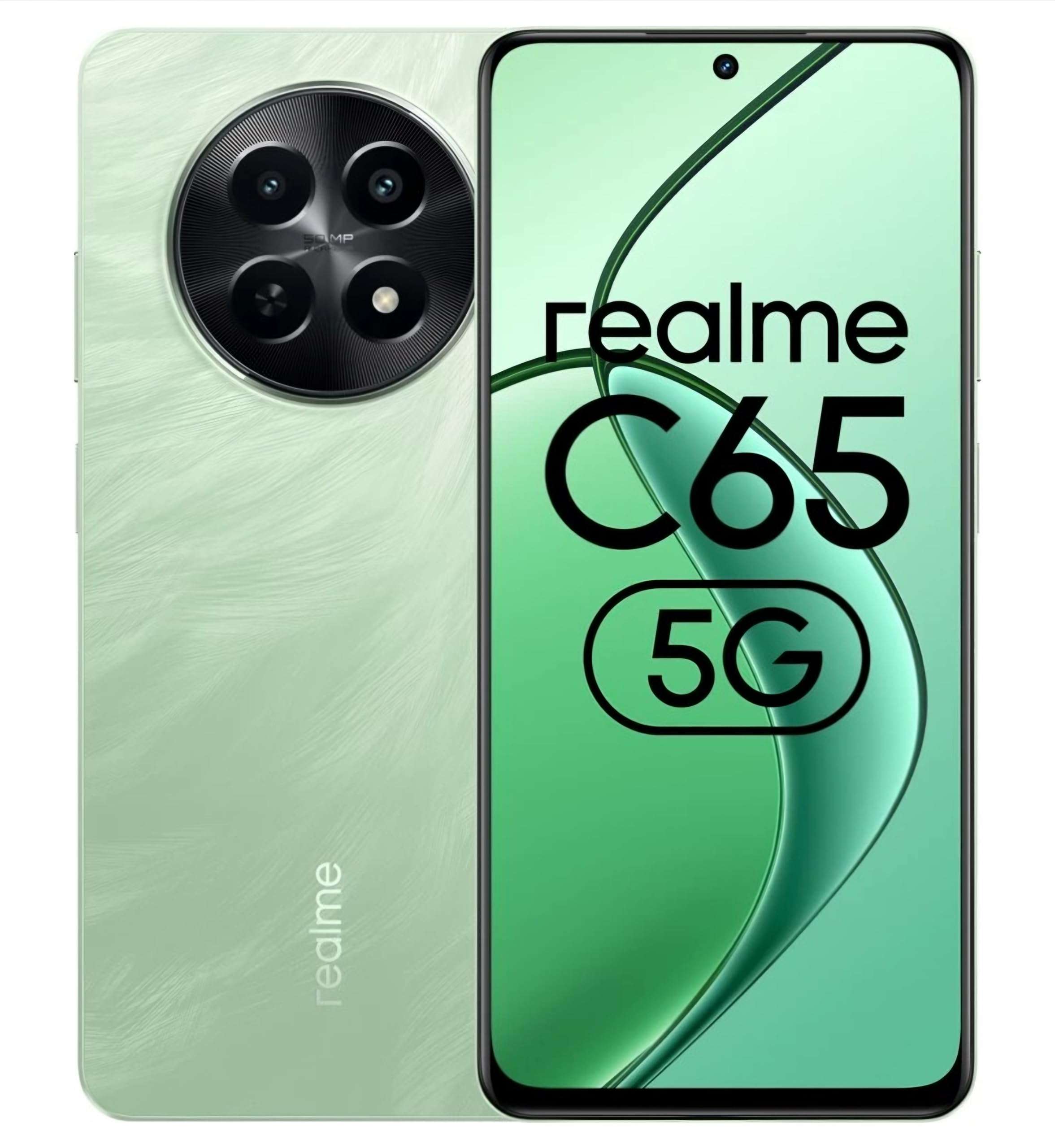realme C65 5G (Feather Green, 128 GB) (4 GB RAM) 1