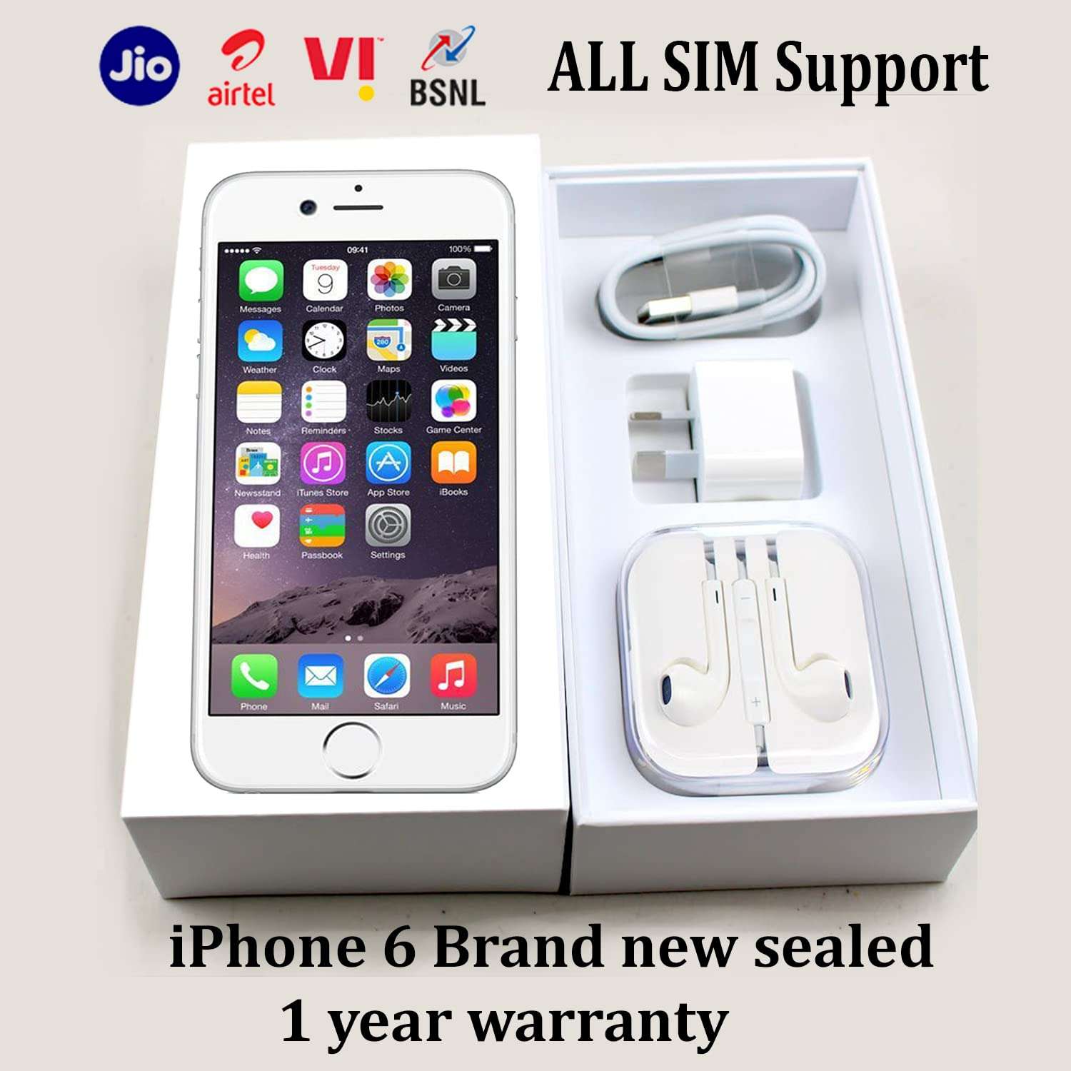 Apple iPhone 6 (16GB) - Silver 3