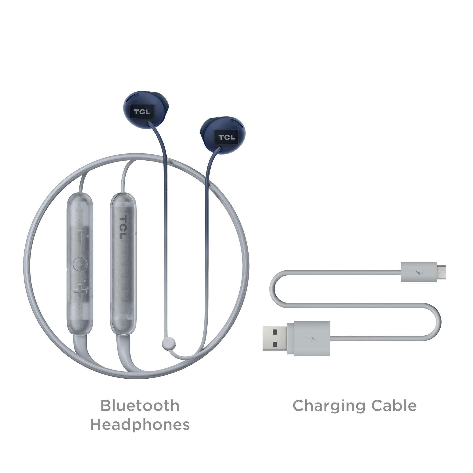 TCL SOCL200BT Wireless Earbuds Bluetooth Headphones with 12.2mm Speaker Drivers for Rich Bass and Clear Sound, Built-in Mic - Phantom Black, One Size 6