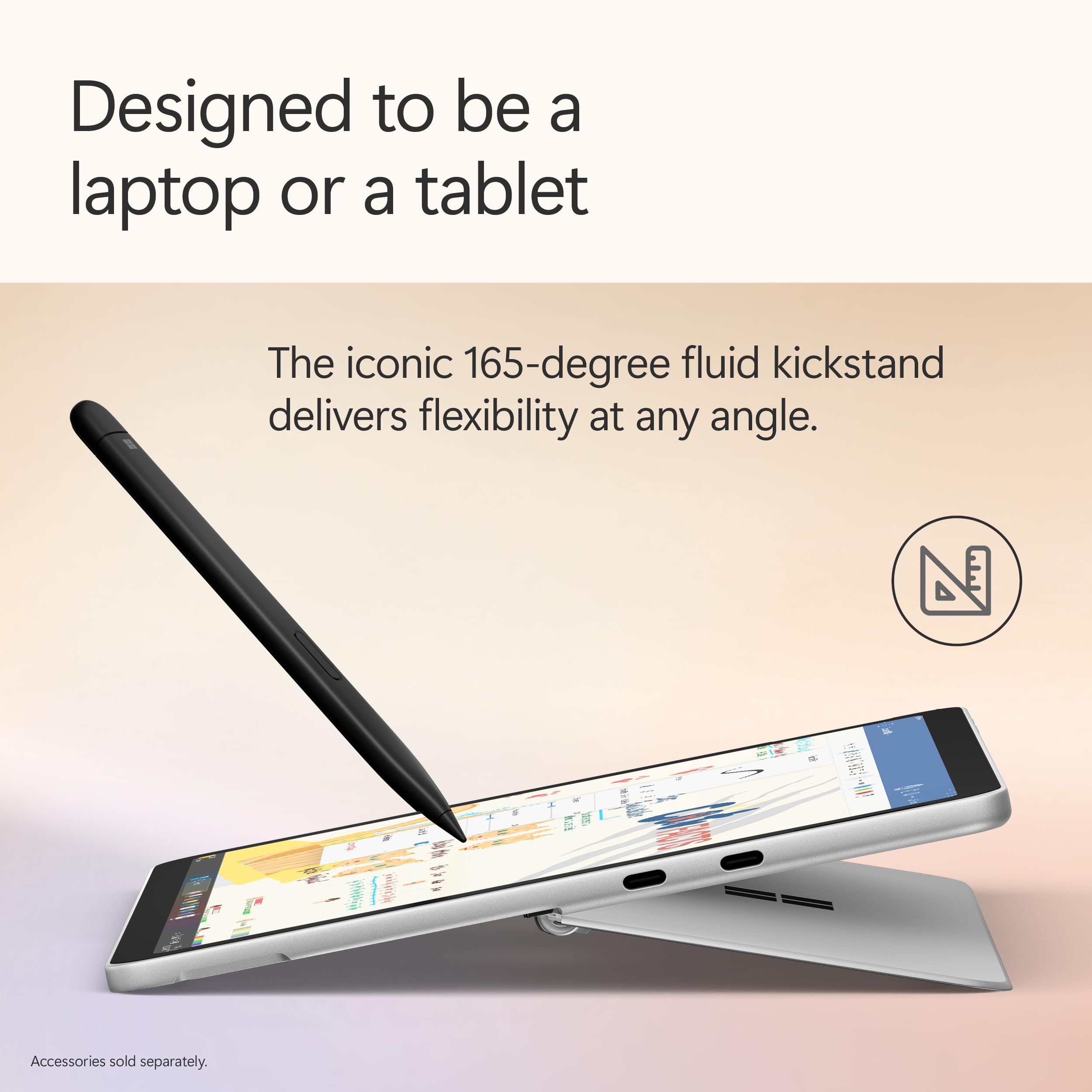 Microsoft New Surface Pro 12" - Windows 11 Home Copilot+ PC - LCD PixelSense Touchscreen - Qualcomm Snapdragon X Plus (8 Core) - 16GB RAM - 512GB SSD - Platinum - EP2-27670 4