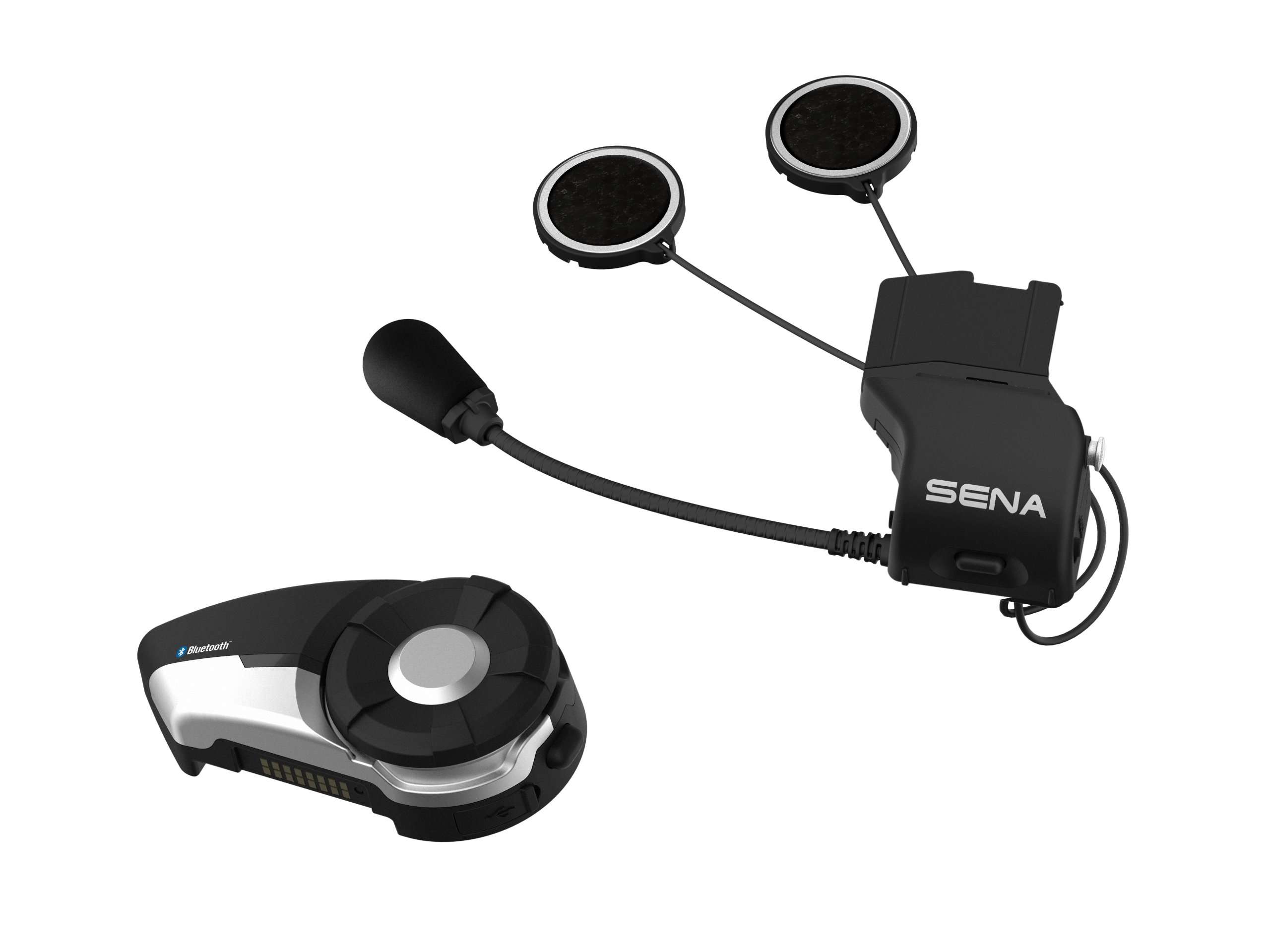 Sena 20S-01 Motorcycle Bluetooth 4.1 Communication System with HD Audio and Advanced Noise Control (Single) 2