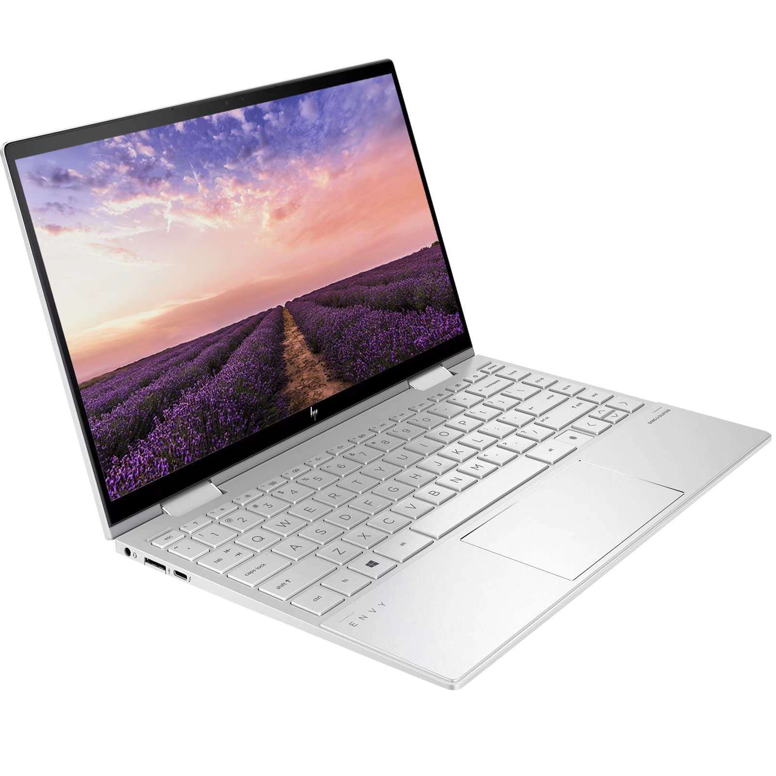 HP Envy X360 2-in-1 13.3" FHD OLED Touch-Screen Laptop, Intel Core i7-1195G7 8GB RAM 512GB SSD, Backlit Keyboard, Bluetooth, Webcam, HDMI, Windows 11 Home, ABYS Mouse Pad 2