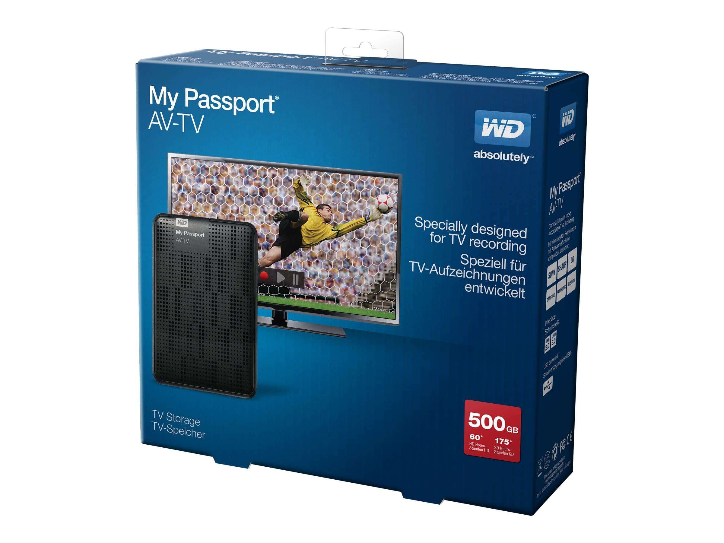 Western Digital My Passport AV-TV 500GB 2
