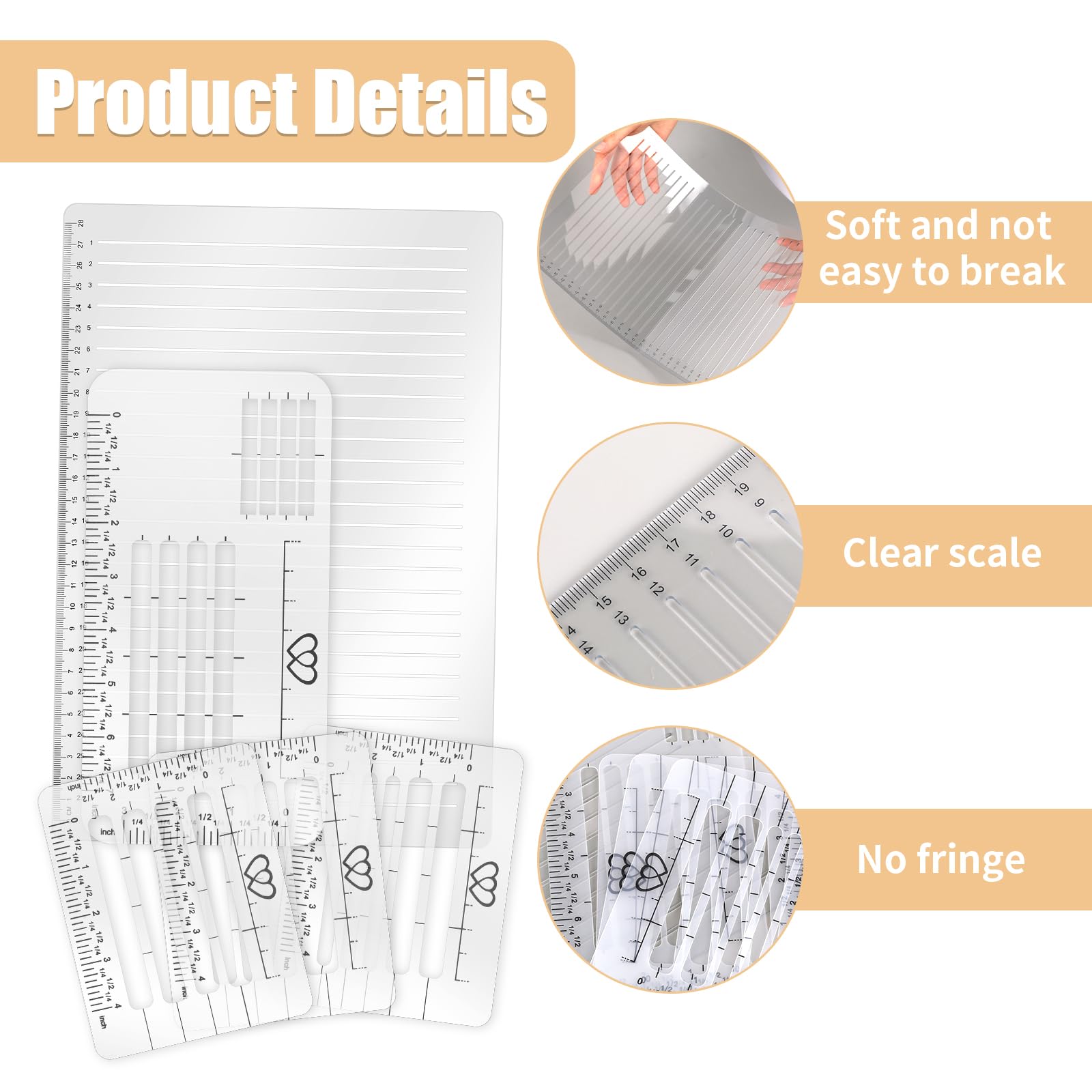 5 Pack Lettering Guide Stencil Set Straight Line Stencil for Journaling and Envelope Addressing Line Drawing Templates 11 Inch Scale Spacing Calligraphy Ruler for Card Paper Lettering Writing 5