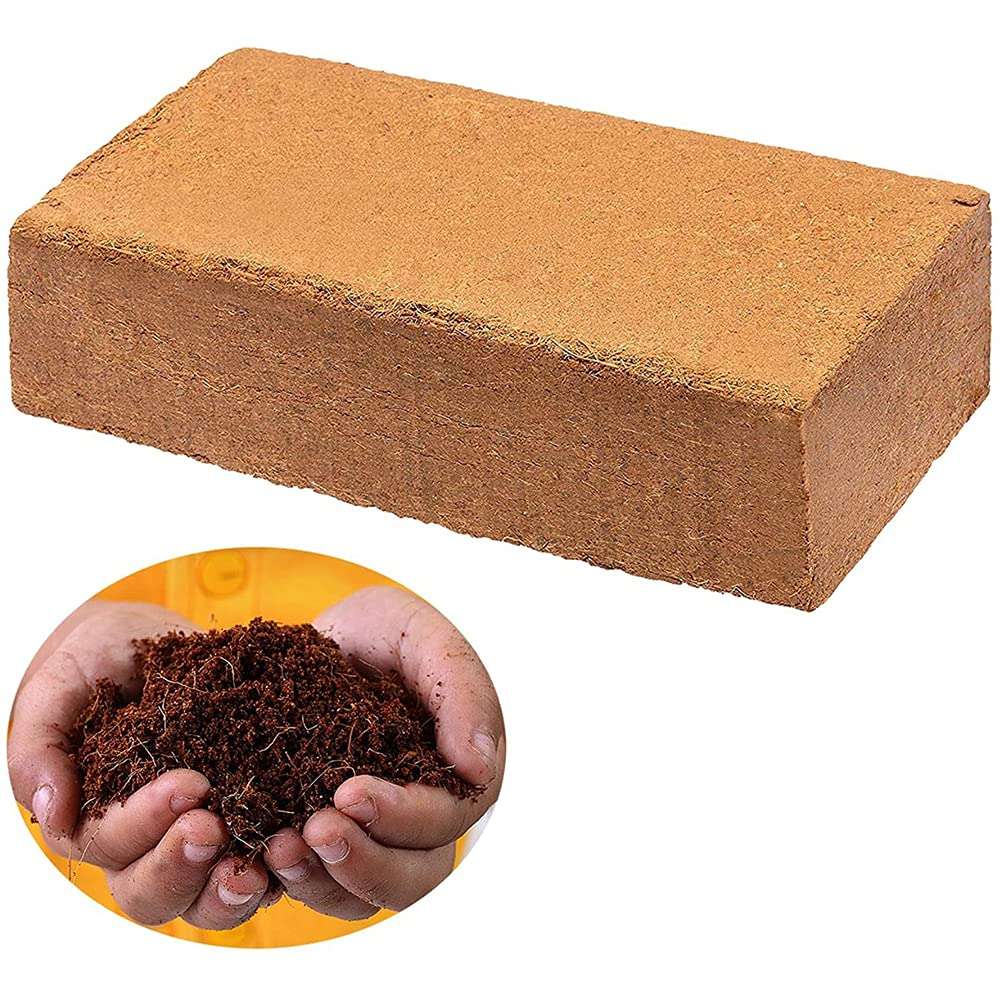 Gate Garden Cocopeat - 5 Kg Block |Expands up to 25 Liters |Coconut Fibre Compost for Plants |Fertilizers for Home Garden |Plant Growth Booster |Organic Manure for Pot Plants|Soil Mix for Home Garden 3