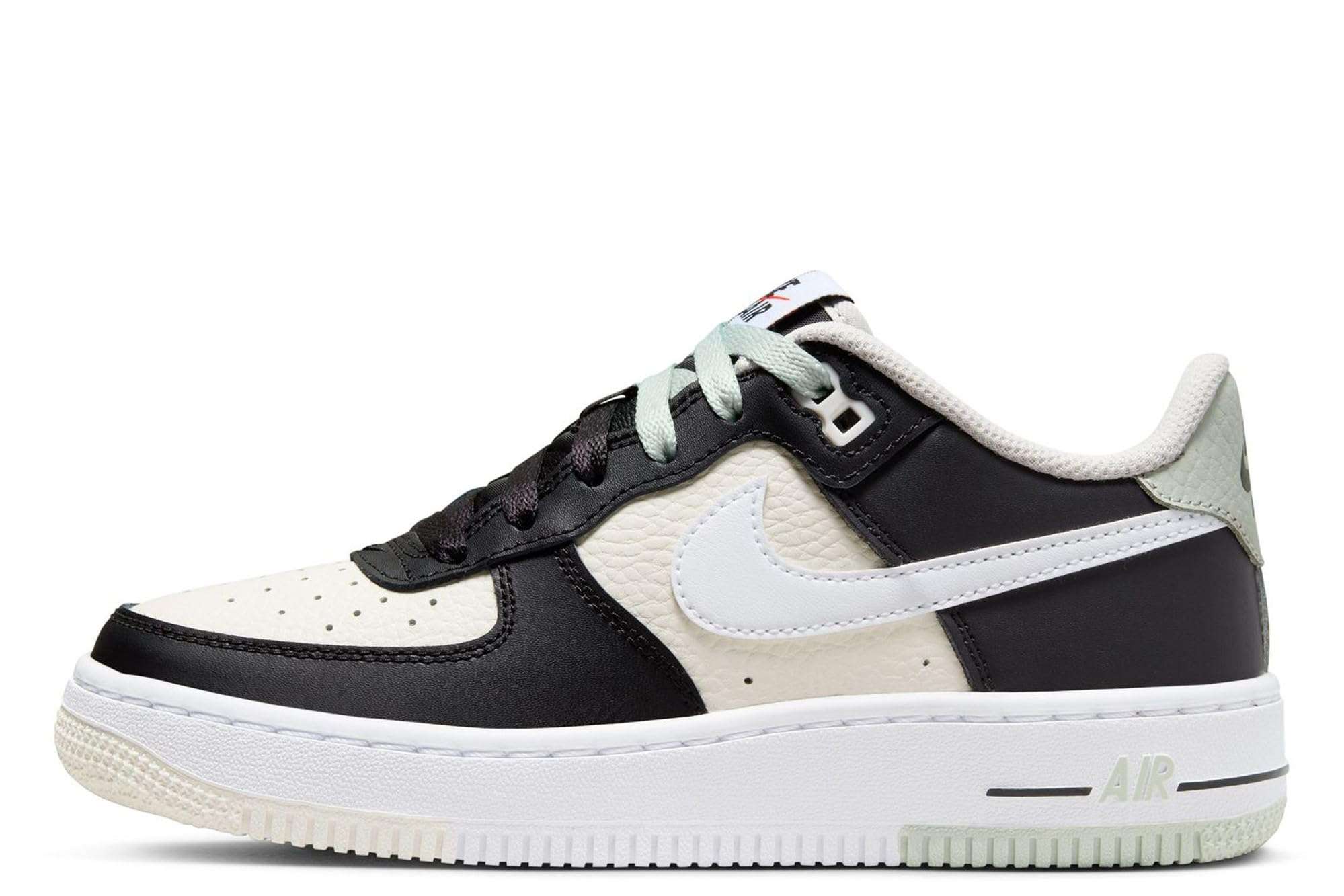 Nike Big Kid's Air Force 1 LV8 1 Black/Light Silver-Phantom (FB9035 002) - 4.5 3