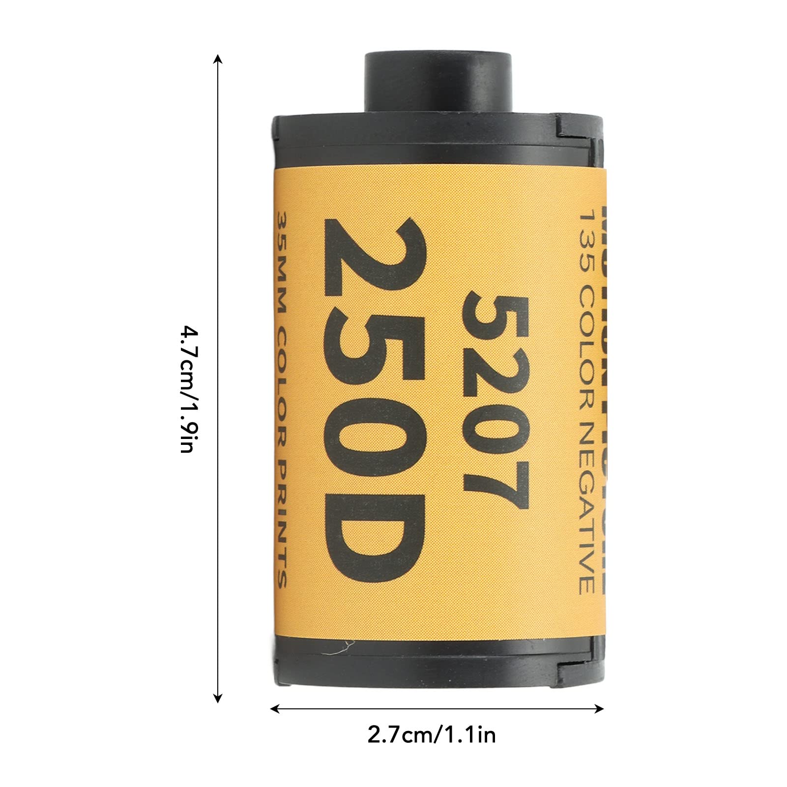 35mm Camera Color Film, ISO 200-250 Colour Print Camera Film,Camera Color Print Film Fine Grain Wide Exposure Latitude HD Color Negative Film for 135 Camera, ECN 2 (12 Exposures) 5