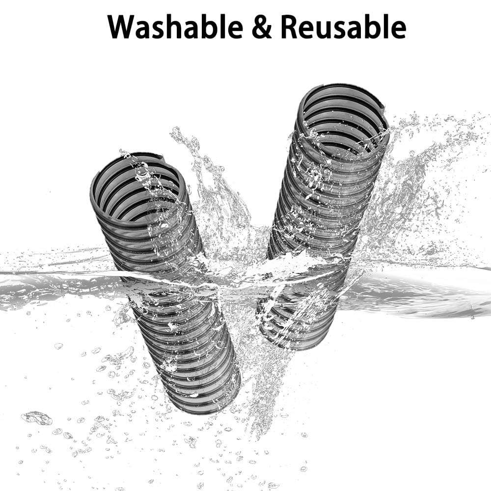 Vacuum Hose for Bissell 1/2/3/4/5 Generation Floor Scrubber Replacement, Lower Duct Hose Sewage Pipe Elbow Vacuum Cleaner Attachment (2 Pack) 6