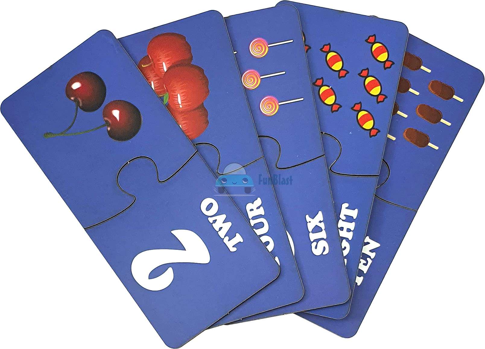 FunBlast Wooden Number Jigsaw Puzzle for Kids Jigsaw Puzzle for Kids of Age 3-5 Years – 24 Pcs (Multicolor) 5