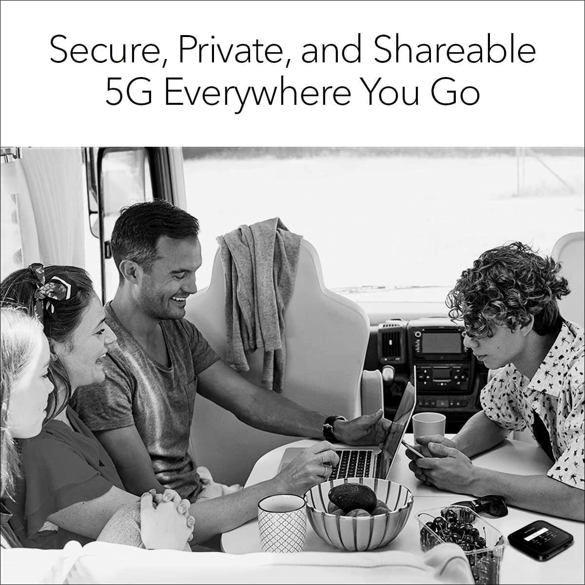 NETGEAR Nighthawk M5 5G Mobile Hotspot with WiFi 6 (MR5200) Ultrafast 5G Wireless Hotspot Router | Works Best with AT&T and T-Mobile | Connects Up to 32 Devices | Secure Wireless Network Anywhere 4