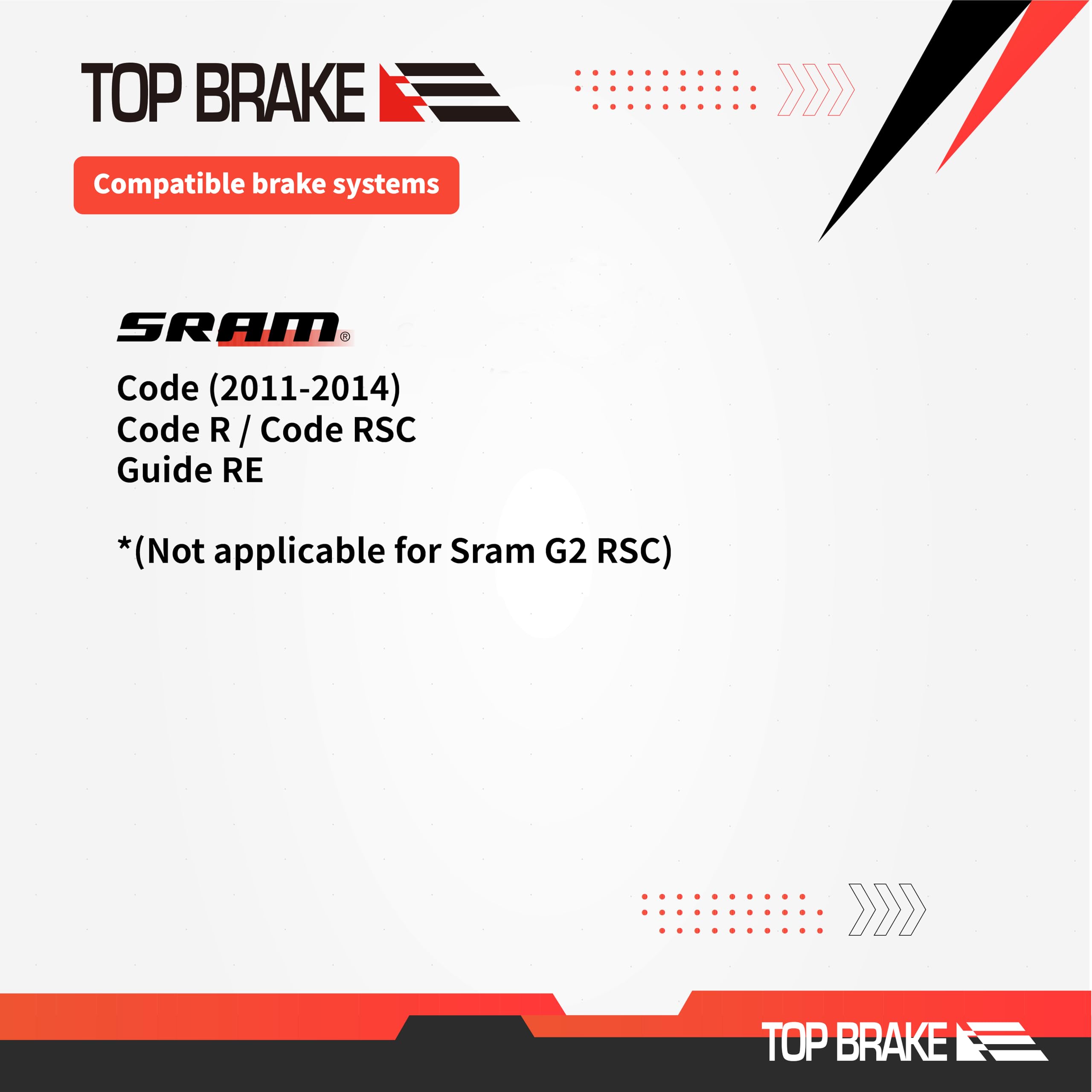 TOP BRAKE Disc Electric Bike Brake Pads for AVID SRAM Code R/RE/RSC Guide RE | E-Bikes, E-MTB, Bike Parking | E-Bike Compound,Long Lasting,Premium E+ Version,Gold (PIN Included) 3