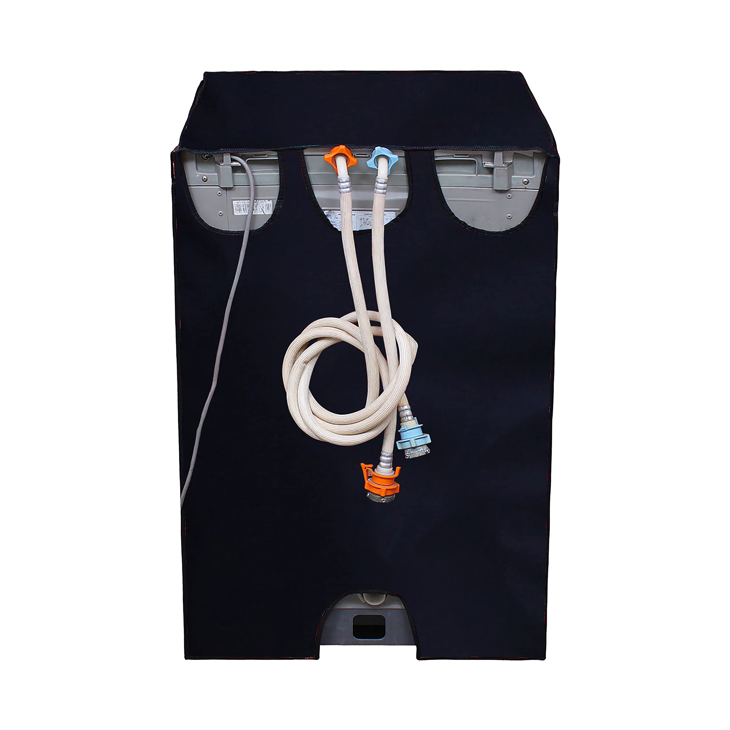 Star Weaves Washing Machine Cover for Samsung 7 Kg Fully-Automatic Front Loading WW70J42E0BX - Waterproof & Dustproof Cover Darkblue 5