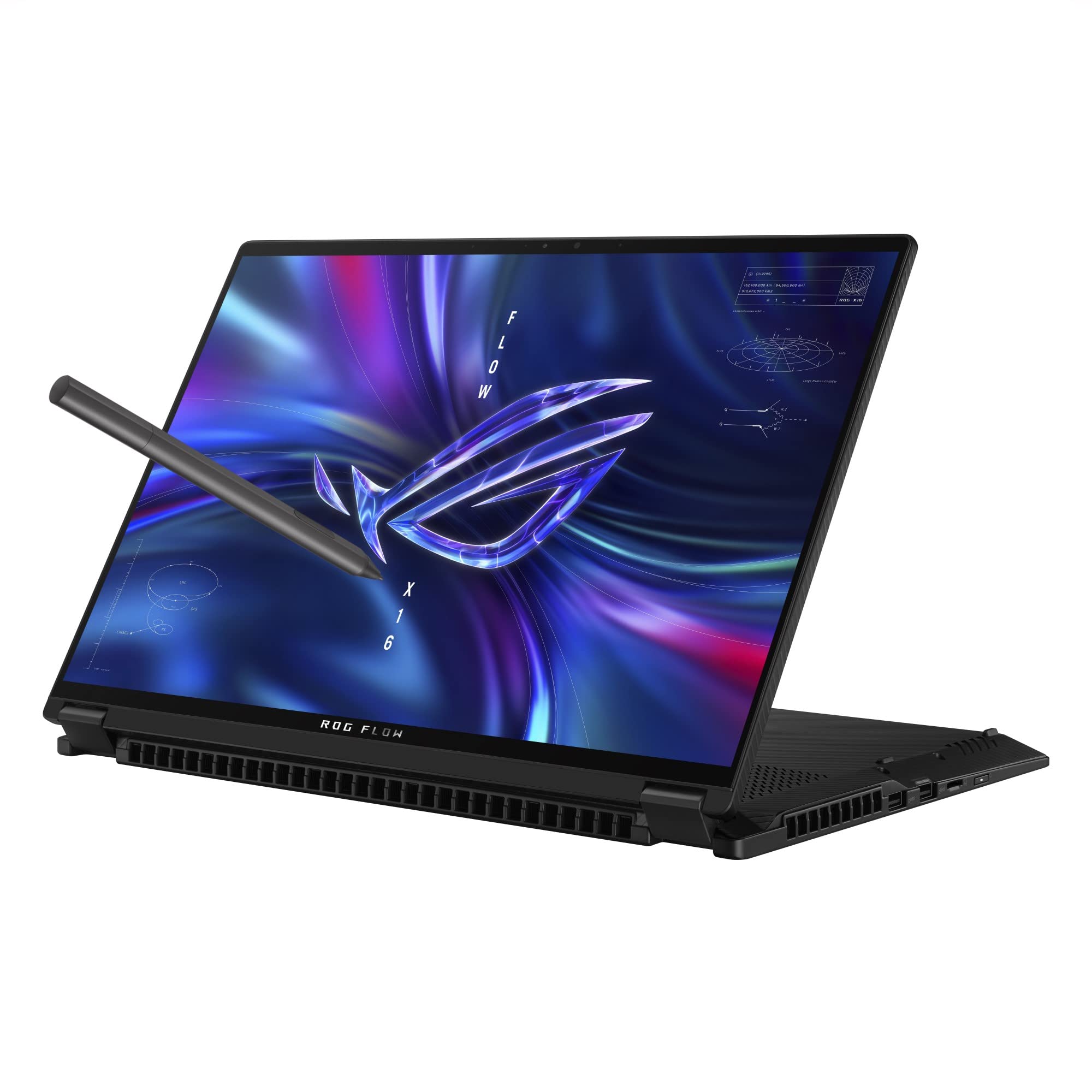 ASUS ROG Flow X16 (2022), 16" (40.64 cm) QHD+ 16:10 165Hz/3ms Touch, AMD Ryzen 7 6800HS, 6GB RTX 3060, 2-in-1 Gaming Laptop, GV601RM-M6054WS MW203 Wireless Silent Mouse (Black) 2
