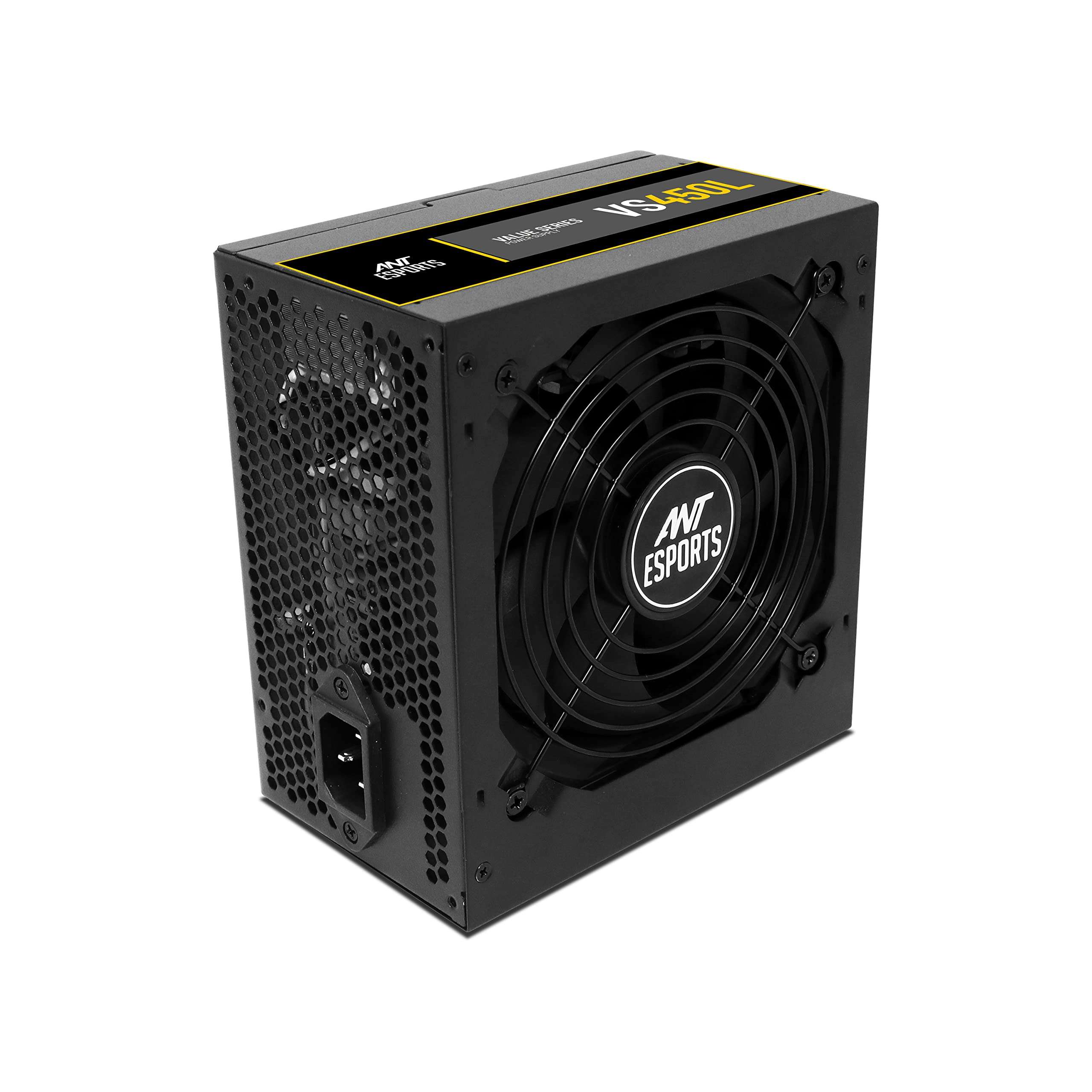 Ant Esports VS450L Non-Modular High Efficiency Gaming Power Supply/PSU with 1 x PCIe and 120mm Silen 5