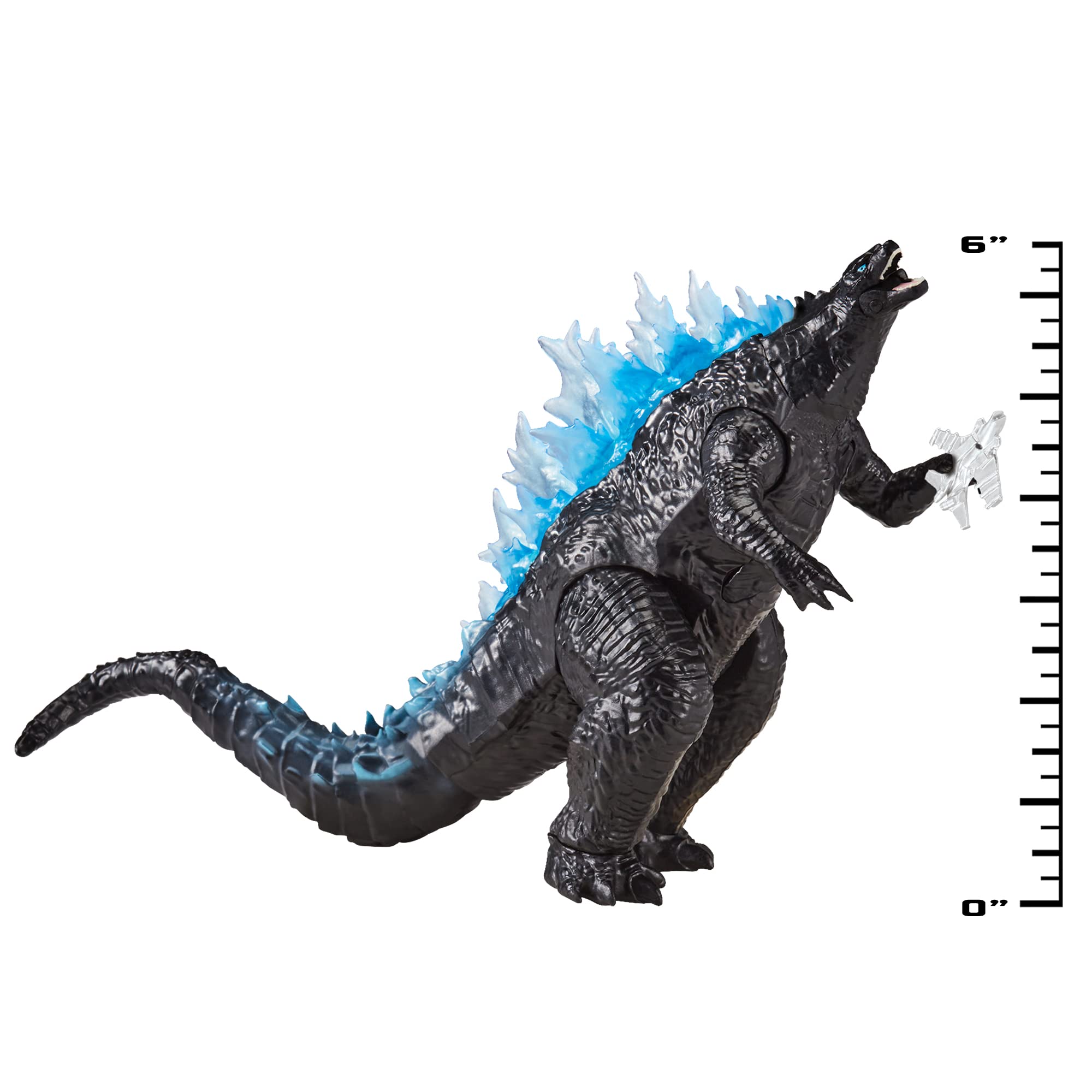 MonsterVerse Godzilla vs Kong 6" Supercharged Godzilla w/Fighter Jet,Multicolor,MNG16000 4