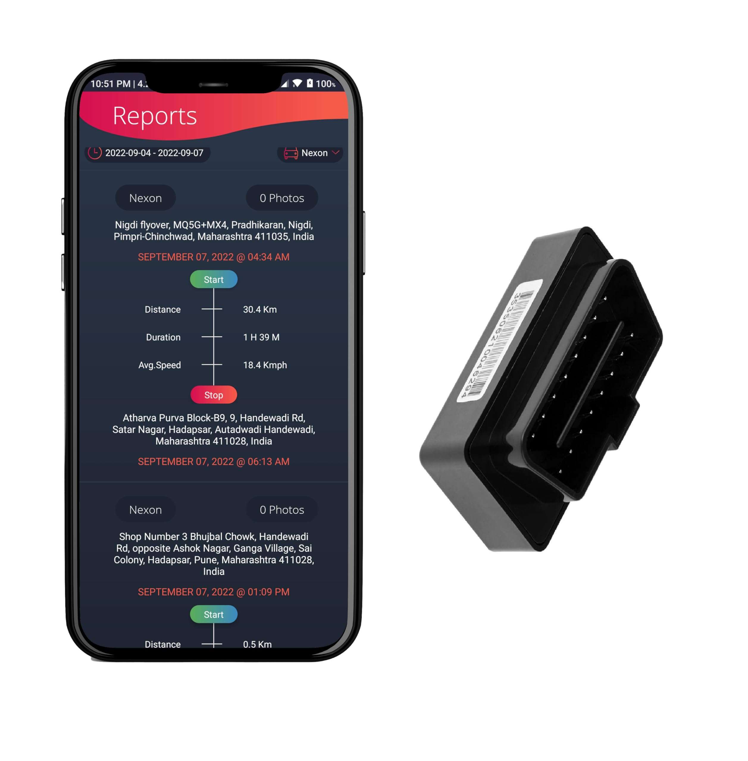 GPS Tracker car OBD is a Plug and Play GPS Device for Car, SUV and All Other Vehicle with ODB-2 Port | Mini GPS Tracking Device with Anti Theft Alarm from SPLAKDHN car GPS Tracking Device 1