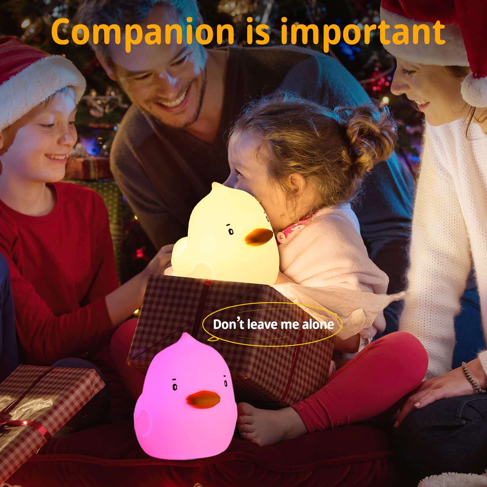 Tremdwoto Duck Night Light for Kids - Light up Duck, Birthday/Christmas Gift for Baby, Child, Toddler 5