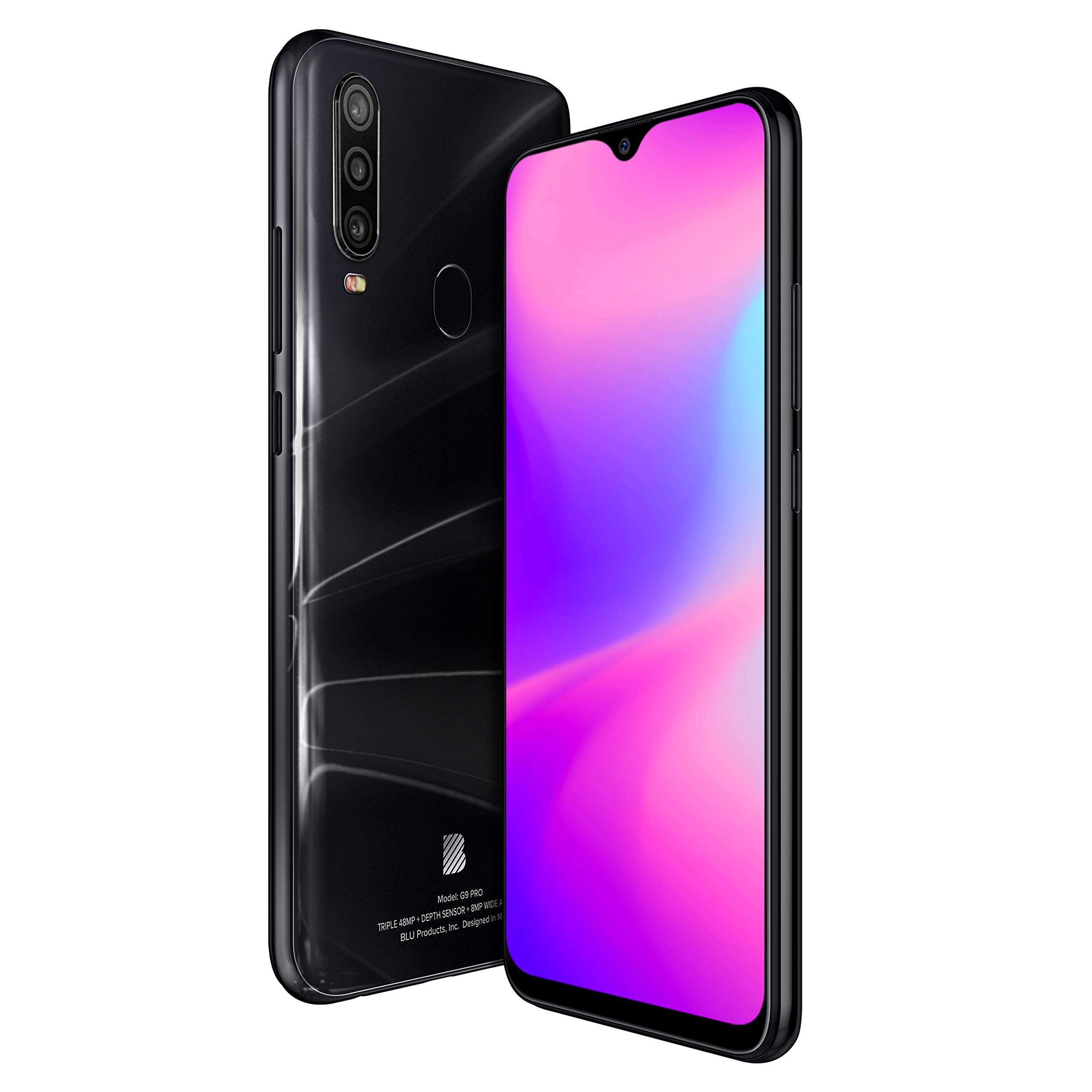 BLU G9 Pro -6.3” Full HD Smartphone with Triple Main Camera, 128GB+4GB RAM -Black 3