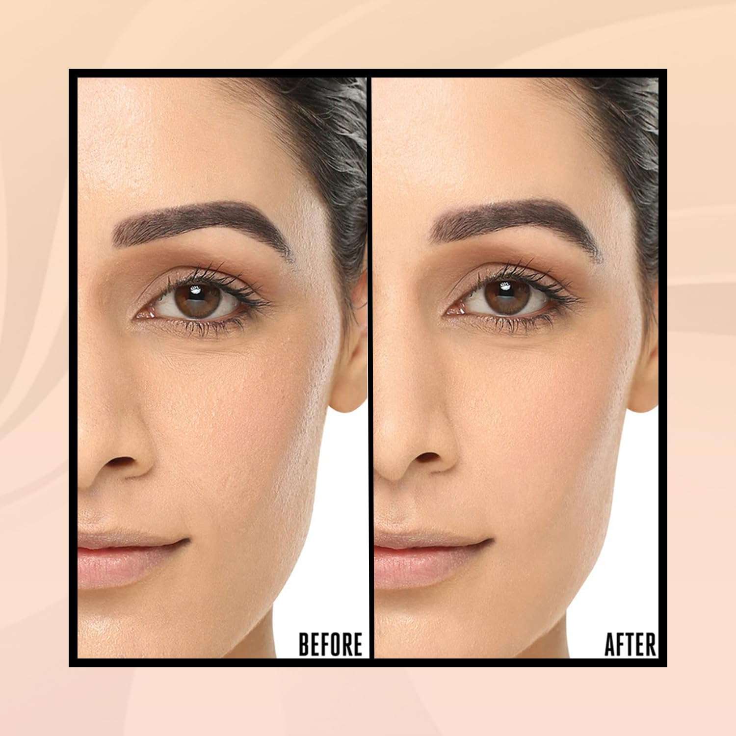 Lakyou Beauty 2in1 BB Compact Powder | Primer + Matte Powder Foundation | Same Shade With Matte And Shimmery Effect | Long Lasting And Waterproof Formula | shade-04(Natural Nude) | 30g 6