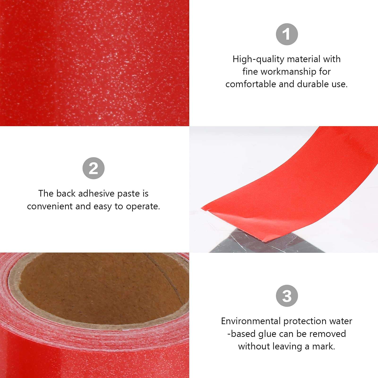 2 rolls of Whiteboard Border Stickers Anti- collision Glass Waistline Stickers 4