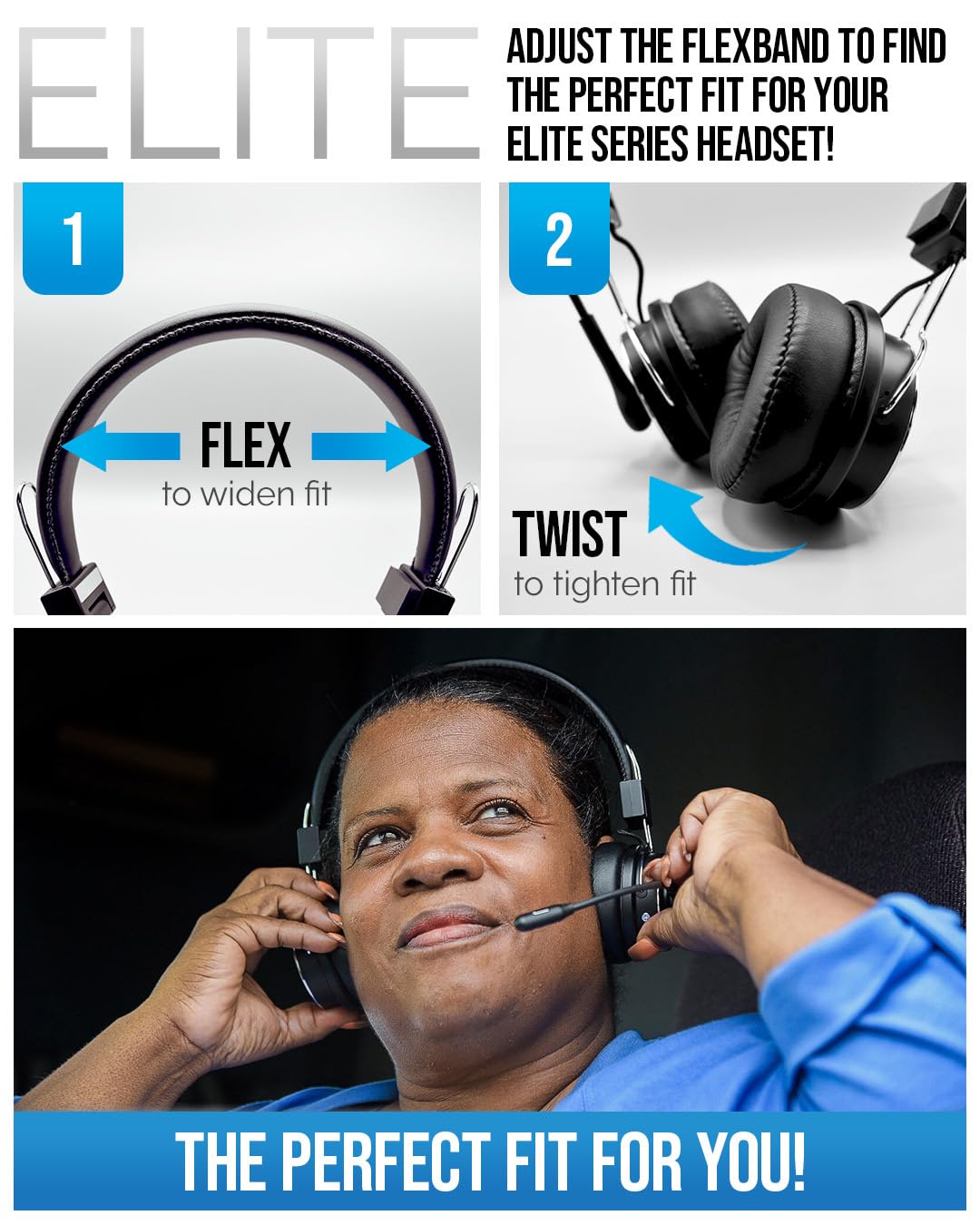 Blue Tiger Elite Ultra 2.0 Wireless Bluetooth Headset – One-Ear Piece Trucker Professional Headset - Bluetooth 5.2 with Microphone – 60 Hours Talk Time, 1200 Hours Standby 3