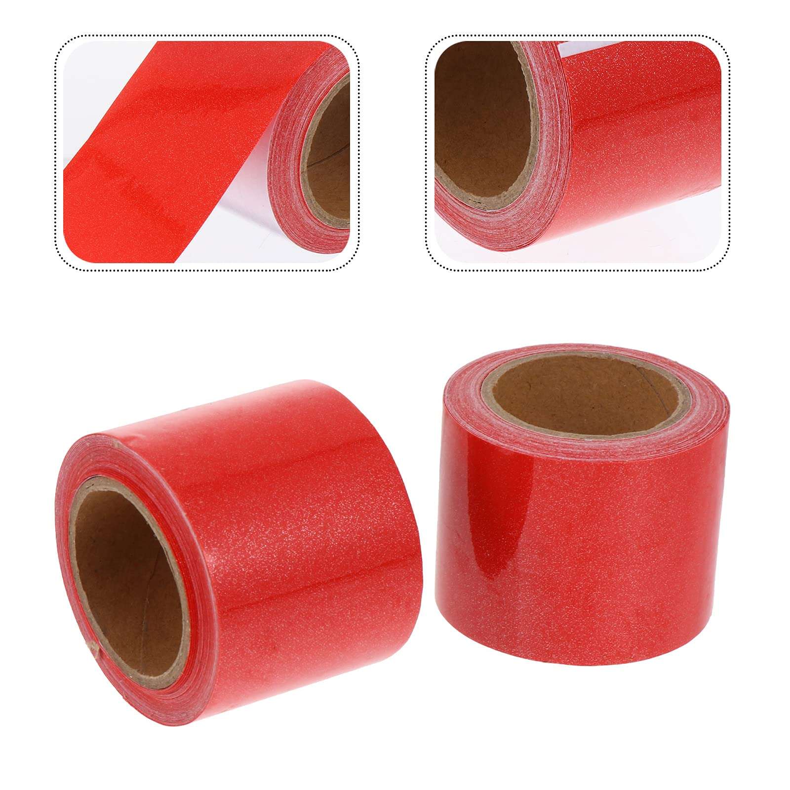 2 rolls of Whiteboard Border Stickers Anti- collision Glass Waistline Stickers 3