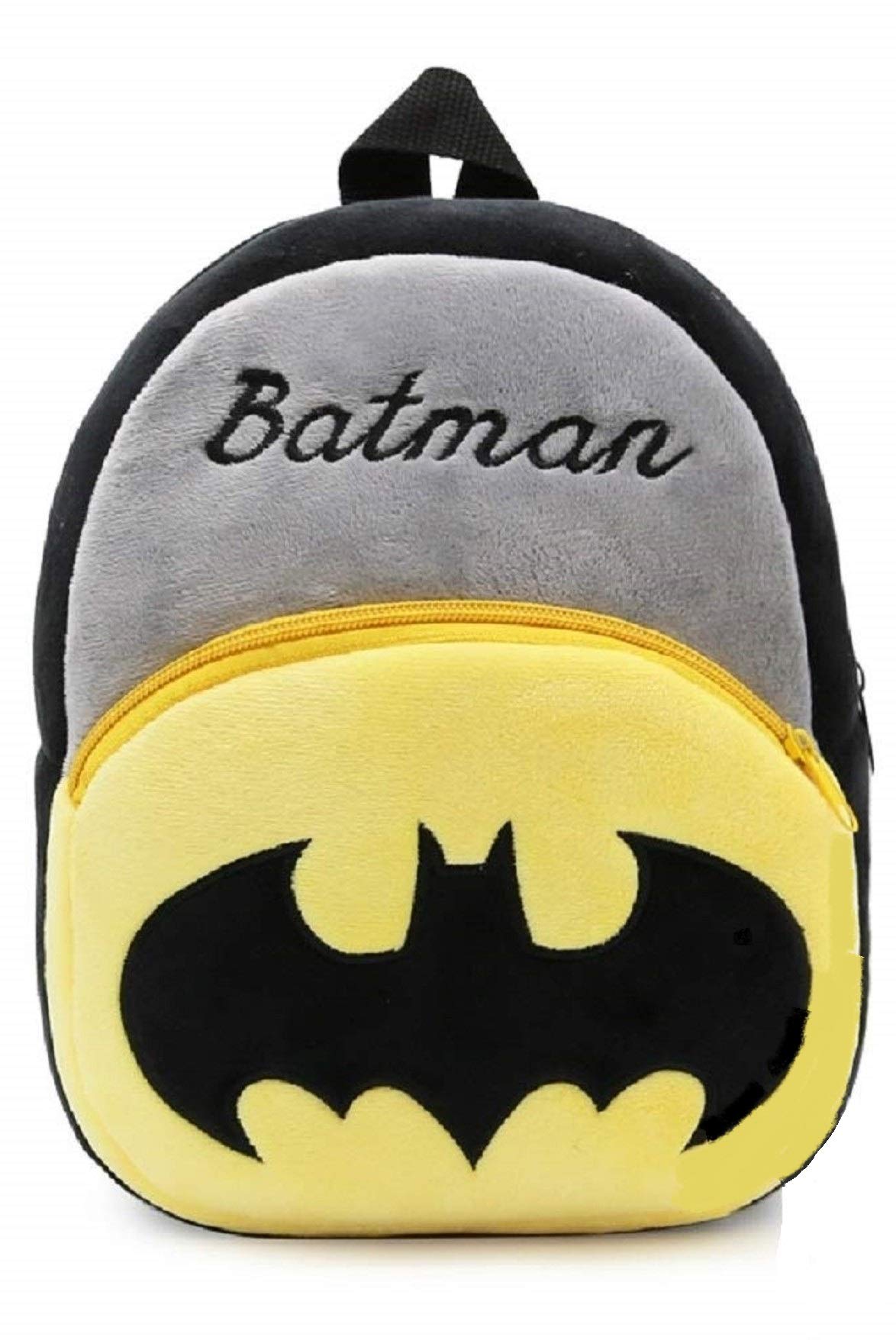 Black Hill Kids School Bag Soft Plush Backpack Cartoon Bags Mini Travel Bag for for Girls Boys Toddler Baby Konggi Rabbit & Batman 4