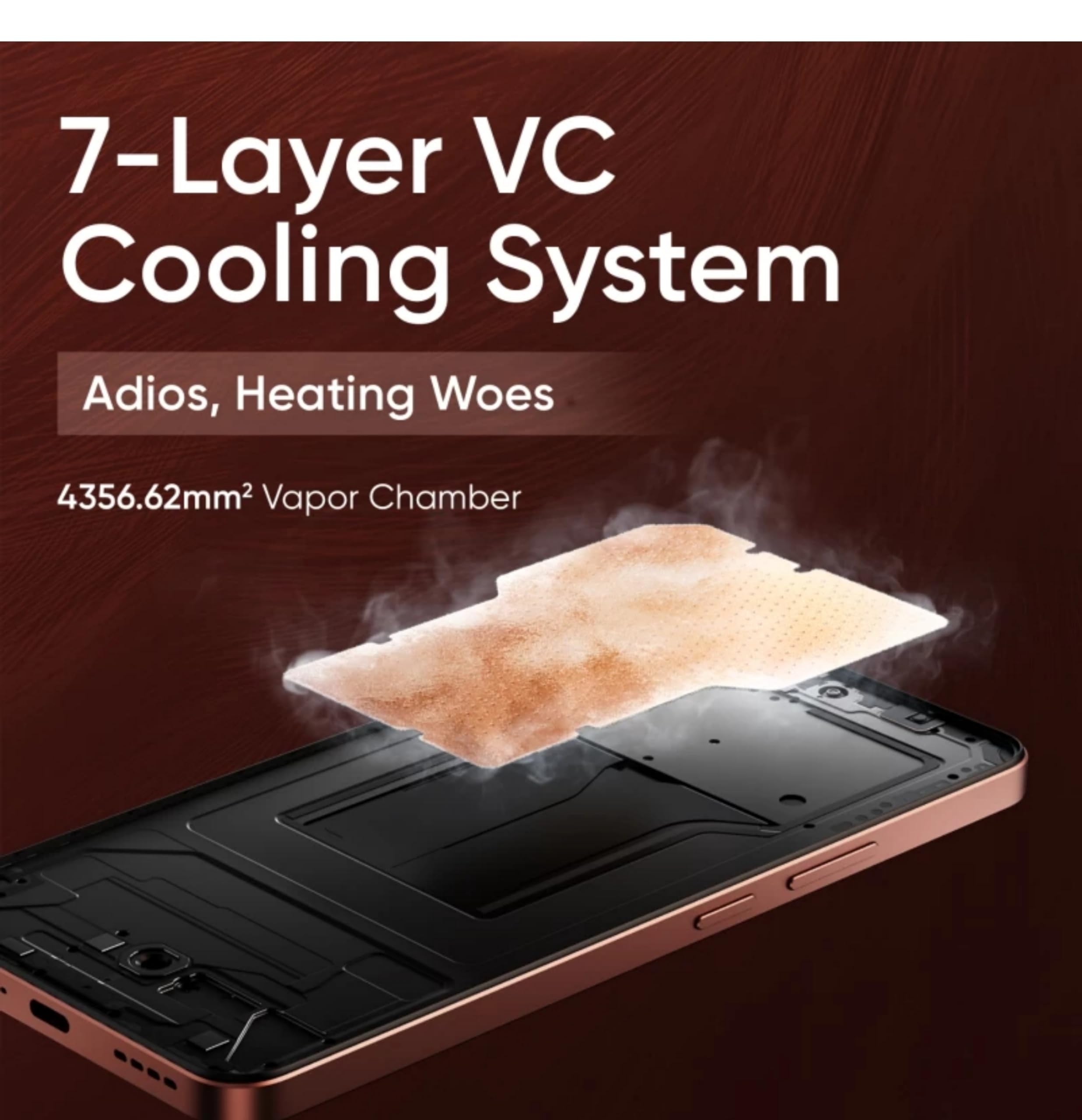 realme P1 5G (Phoenix Red, 6GB RAM, 128GB Storage) | Up to 6GB + 6GB Dynamic RAM | Dimensity 7050 5G Chipset | AMOLED Display | 7-Layer VC Cooling System | 50MP Color AI Camera | 45W SUPERVOOC Charge 6